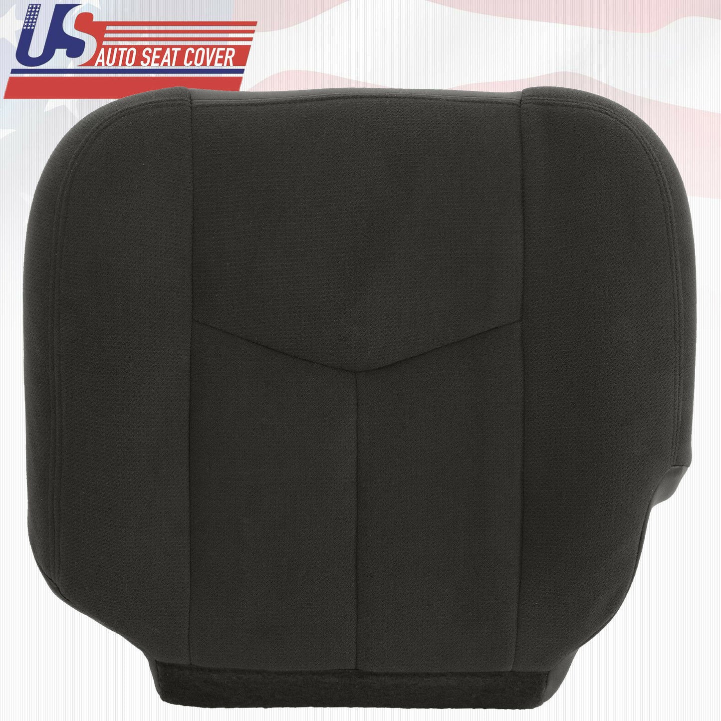 2003 2004 GMC Sierra 3500 Driver Bottom Replacement Cloth Seat Cover DARK GRAY