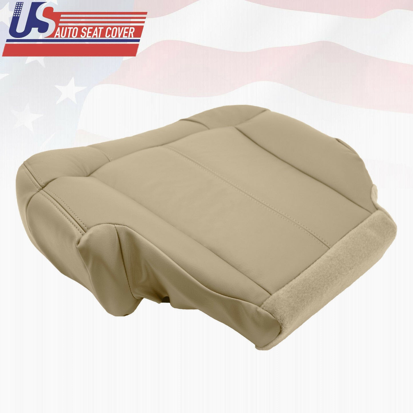 2000 2001 2002 GMC Yukon Driver & Passenger Bottom Vinyl Set Cover Light Tan 522