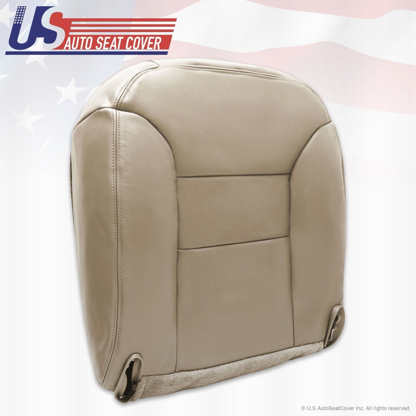 1996 Chevy Tahoe Suburban Driver Side Leather Bottom Seat Cover "Tan"