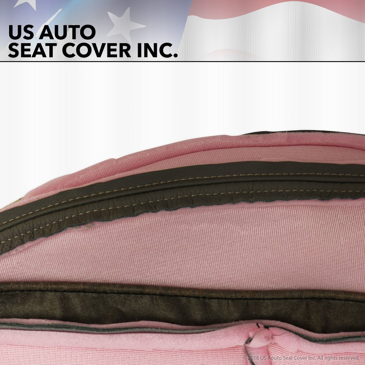 2005. 2006 2007 2008 Ford F150 Driver Bottom Replacement Leather Seat Cover Tan
