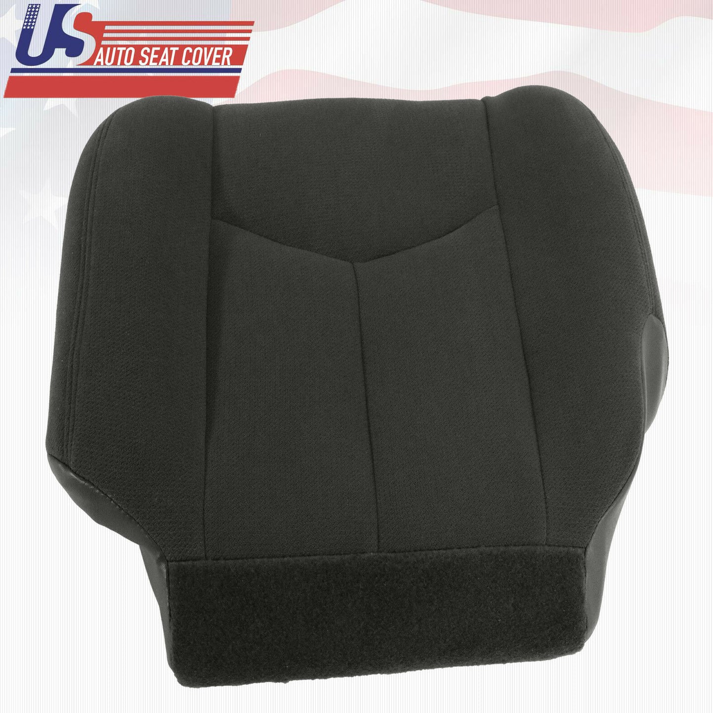 2003 2004 GMC Sierra 3500 Driver Bottom Replacement Cloth Seat Cover DARK GRAY