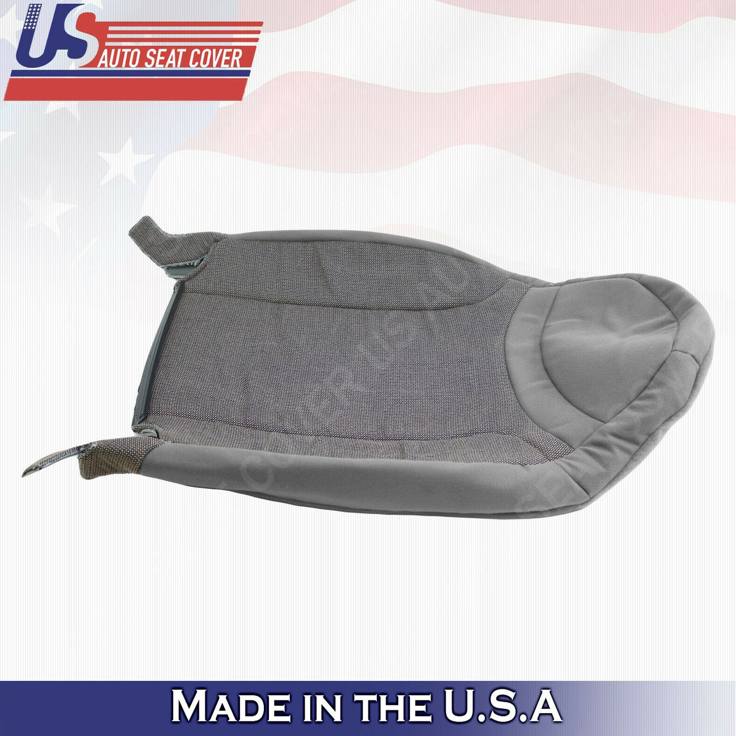 2000-2002 Ford Ranger XL XLT Passenger top cloth seat cover in Gray