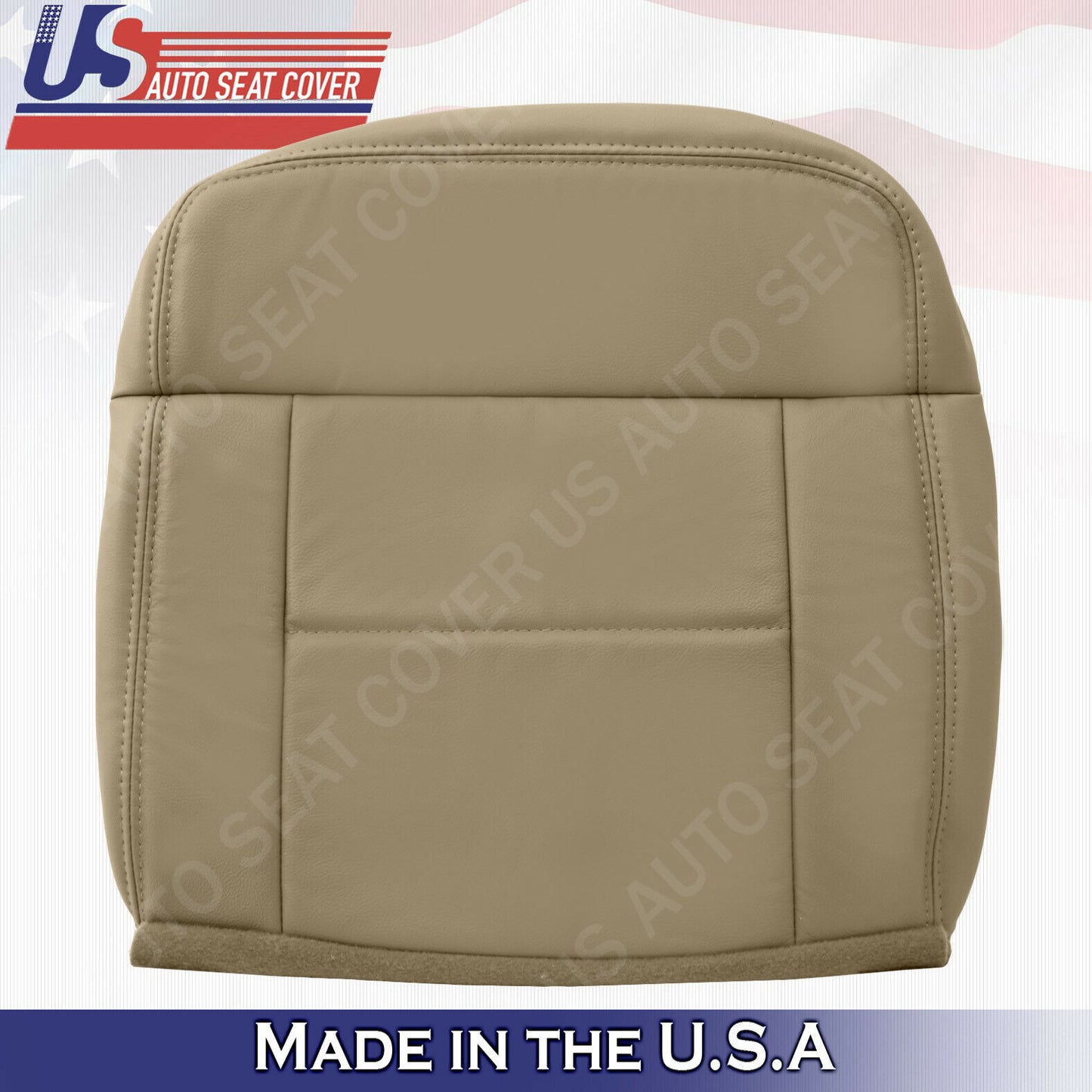 2005 2006 2007 2008 Ford F150 Lariat REAR Bottoms Leather Seat Cover Pebble Tan