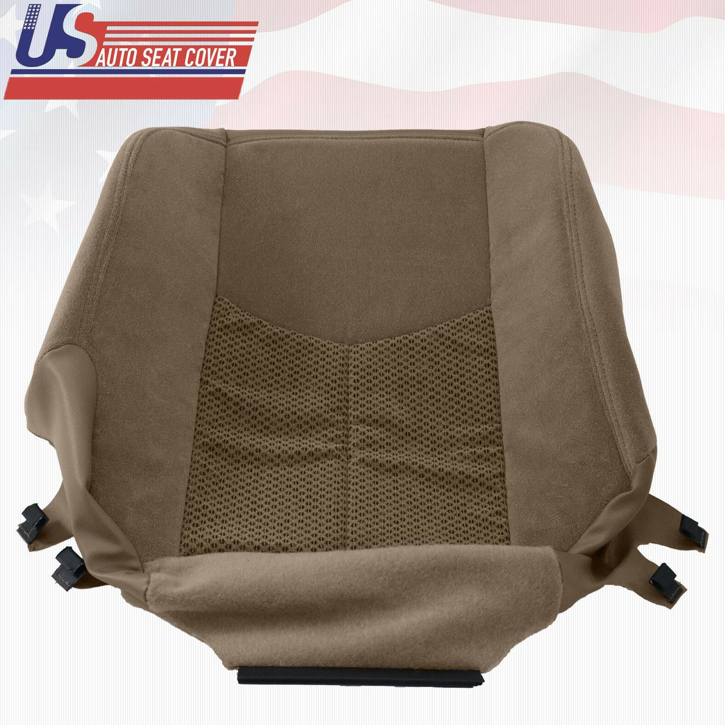 2003 2004 Chevy Silverado 3500 Passenger Bottom Replacement Cloth Seat Cover Tan