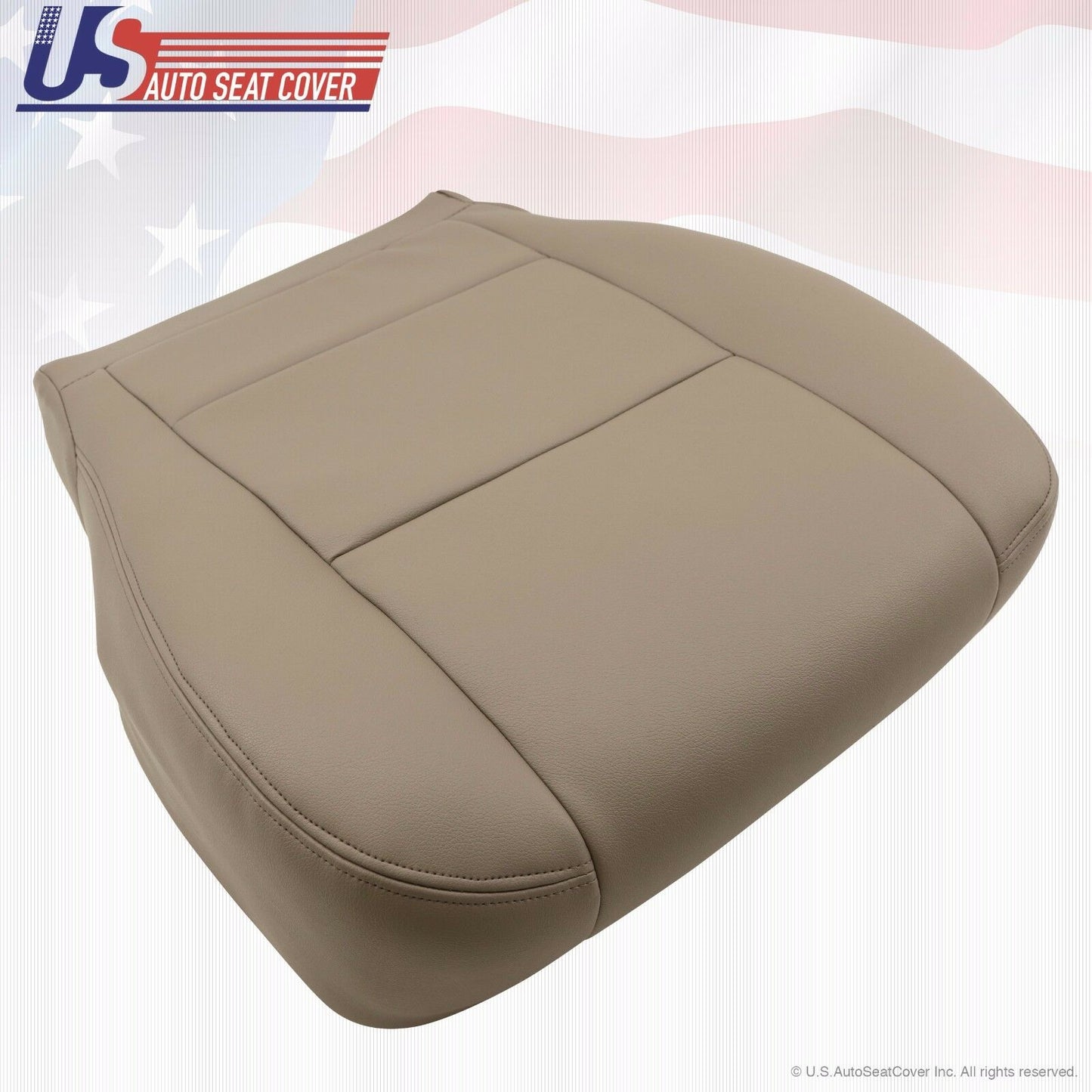 Fits 2001-2004 TOYOTA TUNDRA SEQUOIA Passenger Bottom Leather Seat Cover Tan