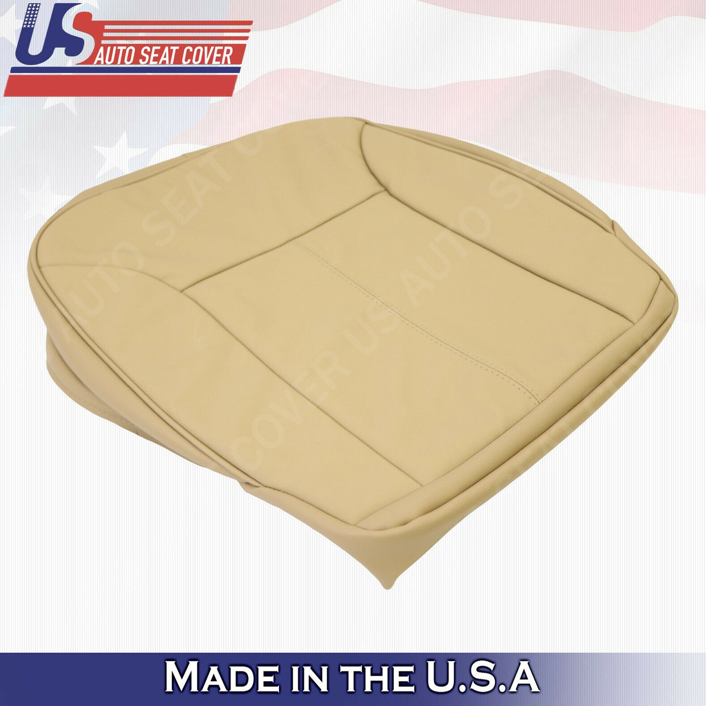 For 2010 2011 2012 Fit Mercedes Benz GL320 GL350 Driver Bottom Leather Cover Tan