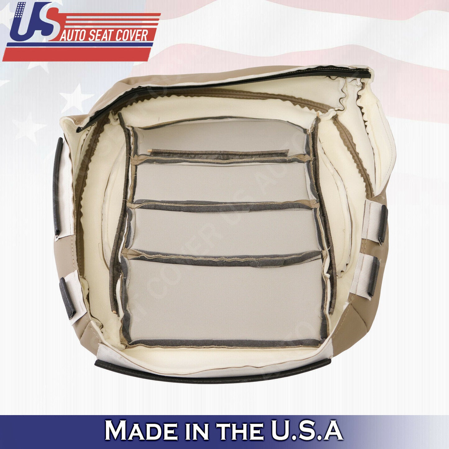 FOR 2014 2015 Mercedes Benz ML350 ML250 Driver Bottom Solid Leather Cover TAN