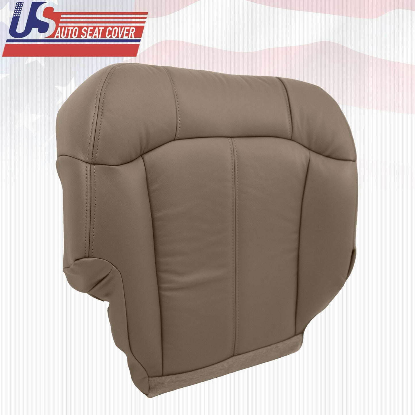 2001 2002 Chevy Silverado 2500 2500HD Driver & Passenger Bottom Leather CoverTAN
