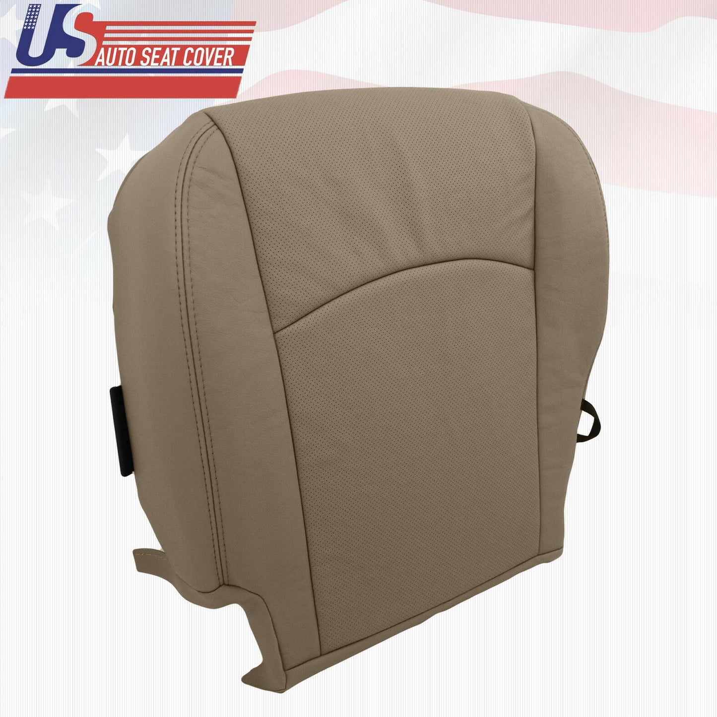 2011 DODGE RAM 1500 2500 3500 4500 5500 DRIVER BOTTOM LEATHER SEAT COVER "TAN"