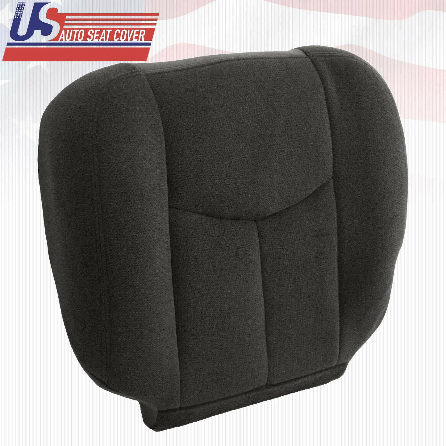 2003 2004 GMC Sierra 3500 Driver Bottom Replacement Cloth Seat Cover DARK GRAY