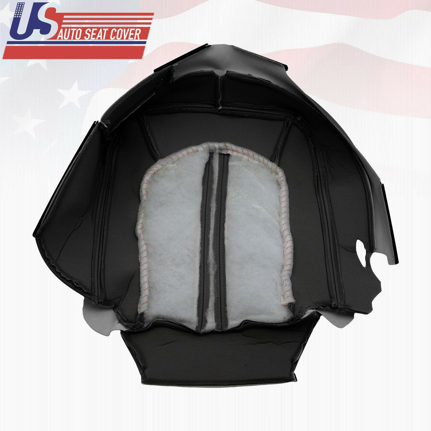2008 2009 2010 Cadillac CTS 2WD Driver Bottom Perforated Leather Seat Cover BLK