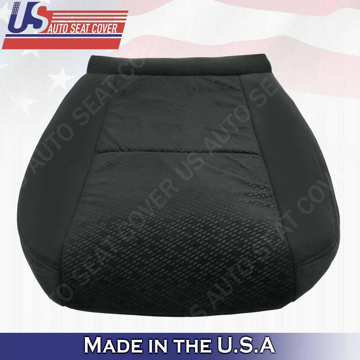 GMC Sierra 1500 FRONT LOWER SIDE Cloth Seat Cover Black 2007 2008 LH-RH