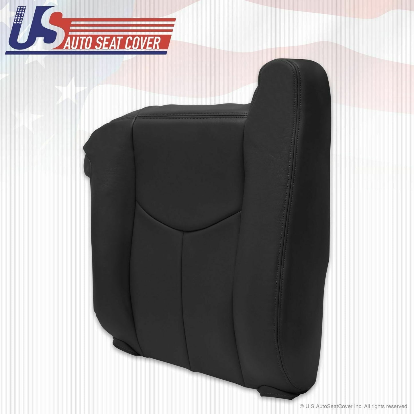 2003 2004 2005 2006 Chevy Avalanche Driver leanback Leather Seat Cover Dark Gray