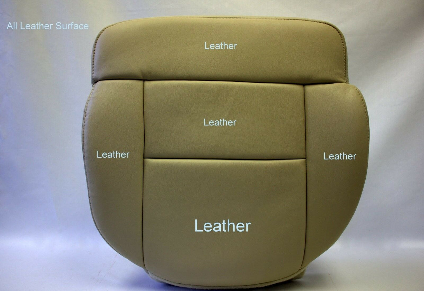 2005. 2006 2007 2008 Ford F150 Driver Bottom Replacement Leather Seat Cover Tan
