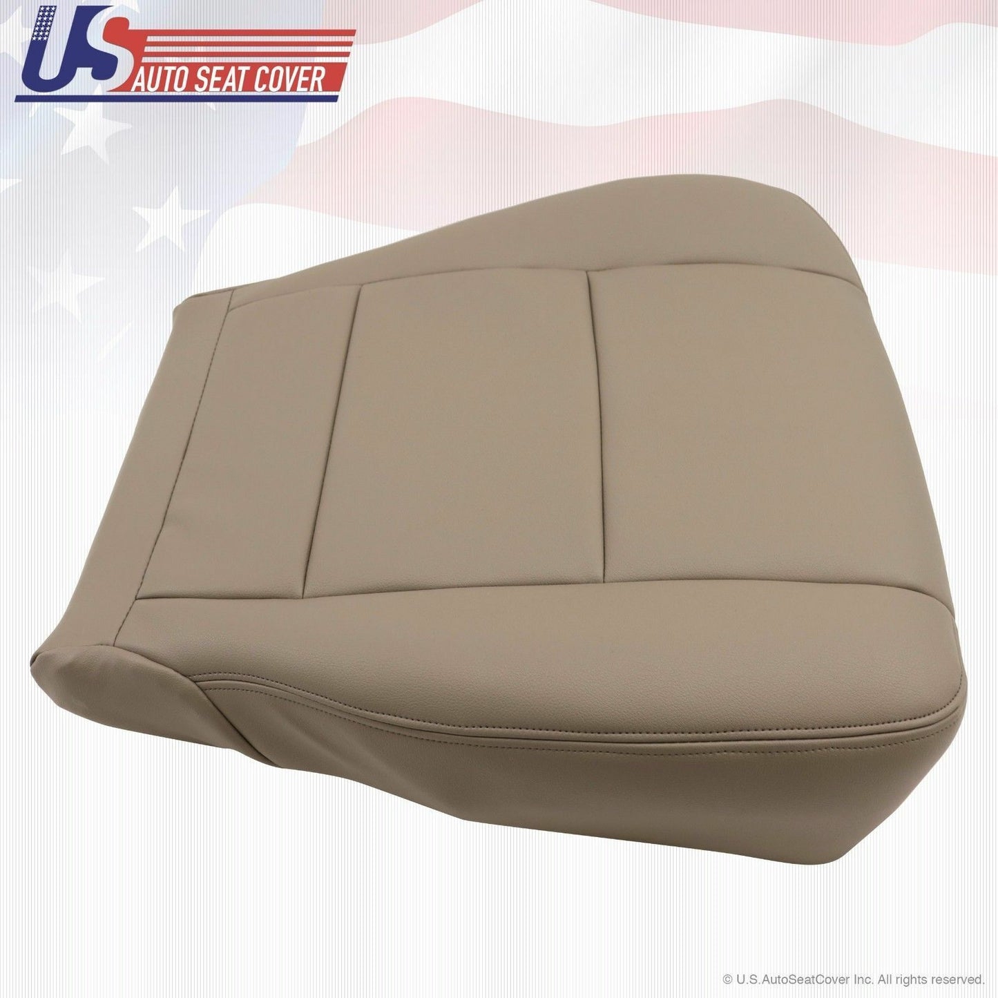 Fits 2001 Tundra Front Driver Side Bottom Replacement Leather Seat Cover Tan