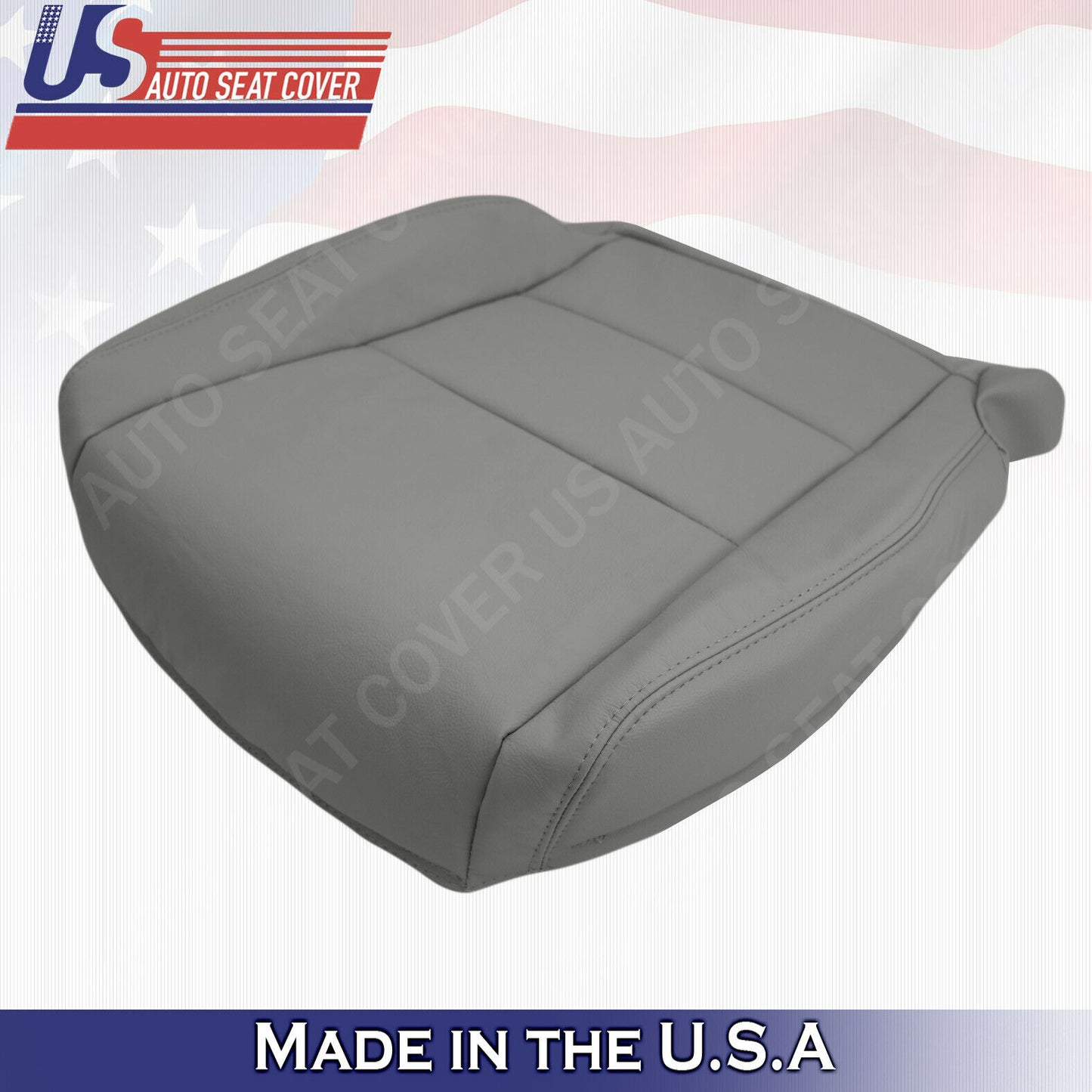 DRIVER PASSENGER Bottom Leather Seat Cover Gray 2008 to 2012 FOR HONDA ACCORD
