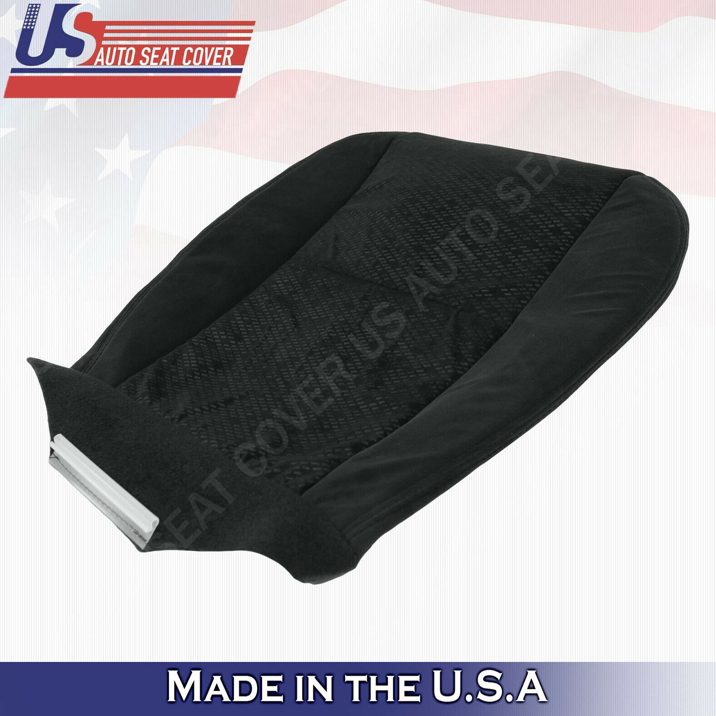 GMC Sierra 1500 FRONT LOWER SIDE Cloth Seat Cover Black 2007 2008 LH-RH