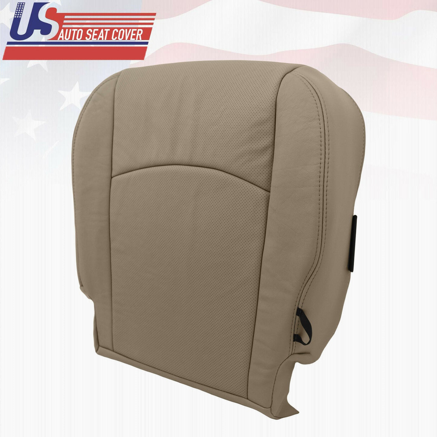 2011 DODGE RAM 1500 2500 3500 4500 5500 DRIVER BOTTOM LEATHER SEAT COVER "TAN"