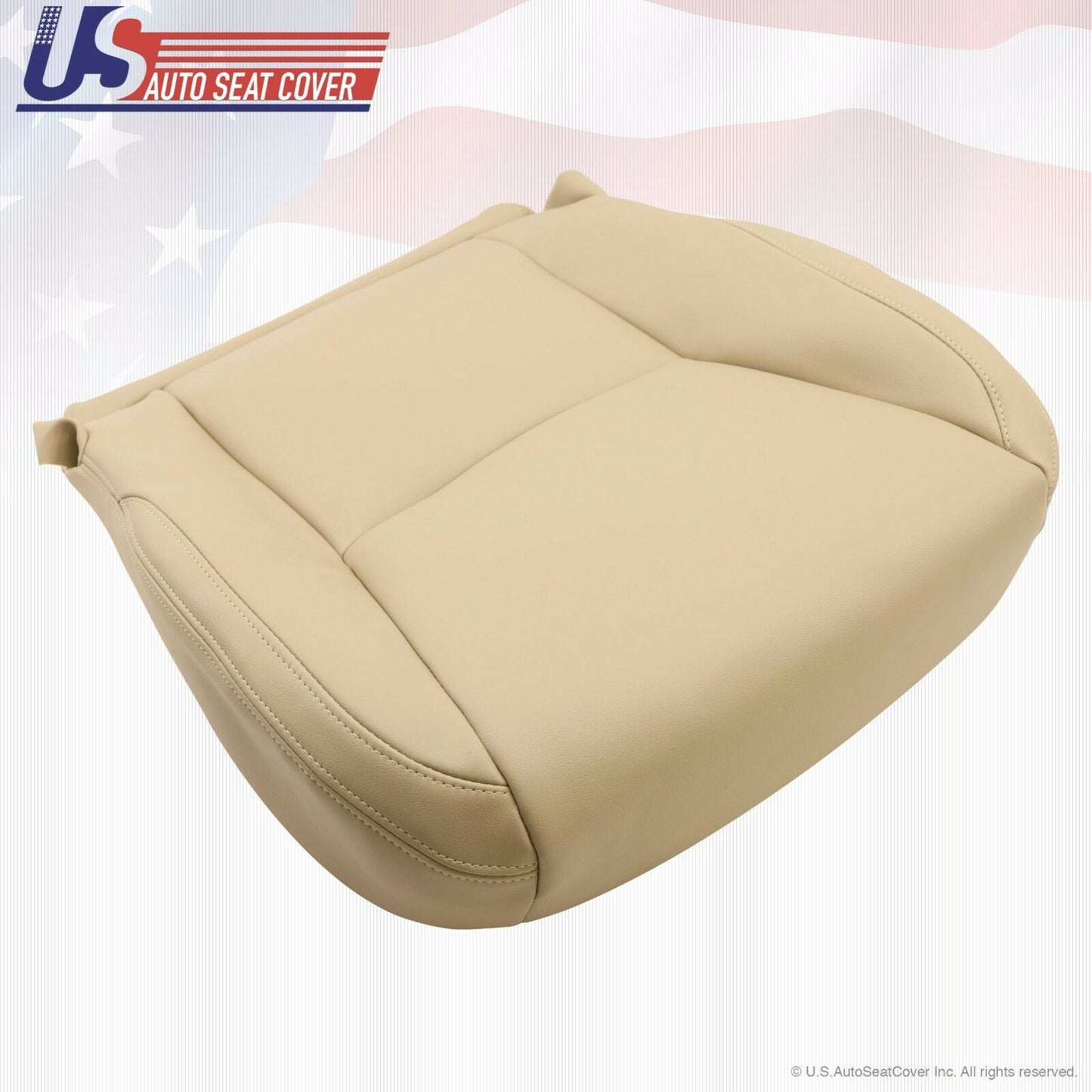Driver Bottom & Upper Top Lean Back Leather Cover TAN Fit 2003-2009 Lexus GX470