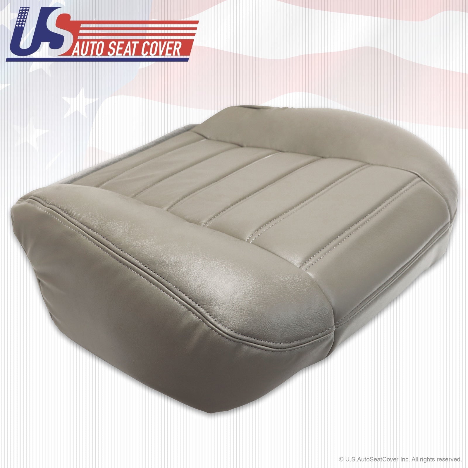2003 2004 2005 Hummer H2 4WD Driver Side Bottom Vinyl Seat Cover Gray