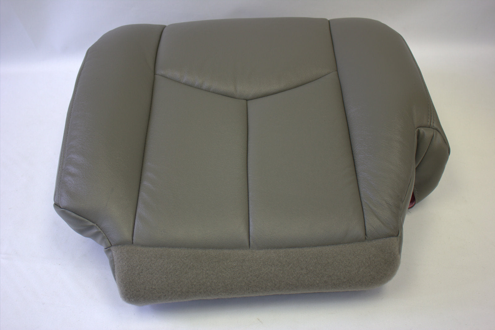 2003 2004 2005 2006 GMC Yukon Sierra Heated Driver Bottom Seat Cover Gray vinyl