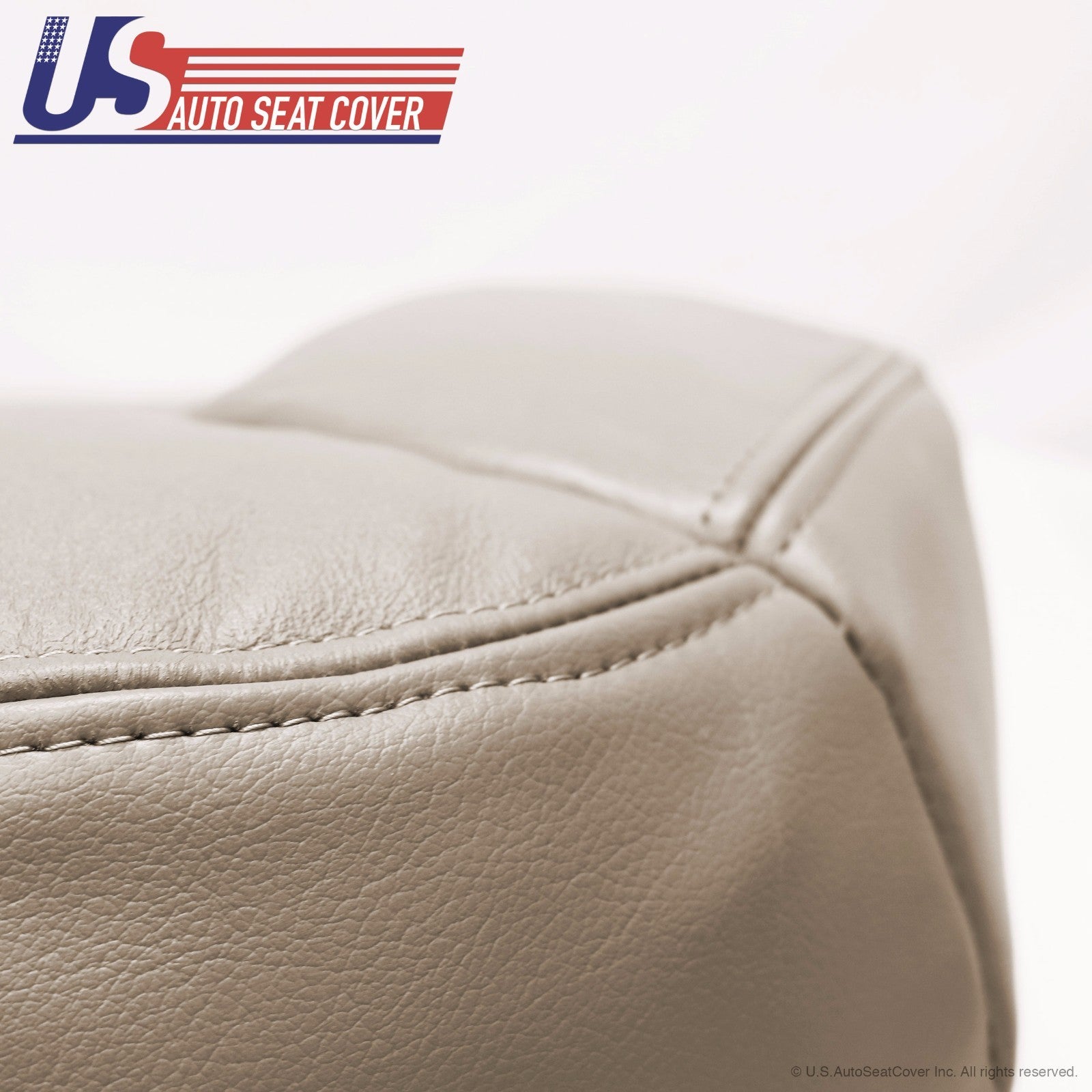 1995-1998 1999 GMC Sierra Yukon Tahoe Driver Side Bottom Leather Seat Cover Tan