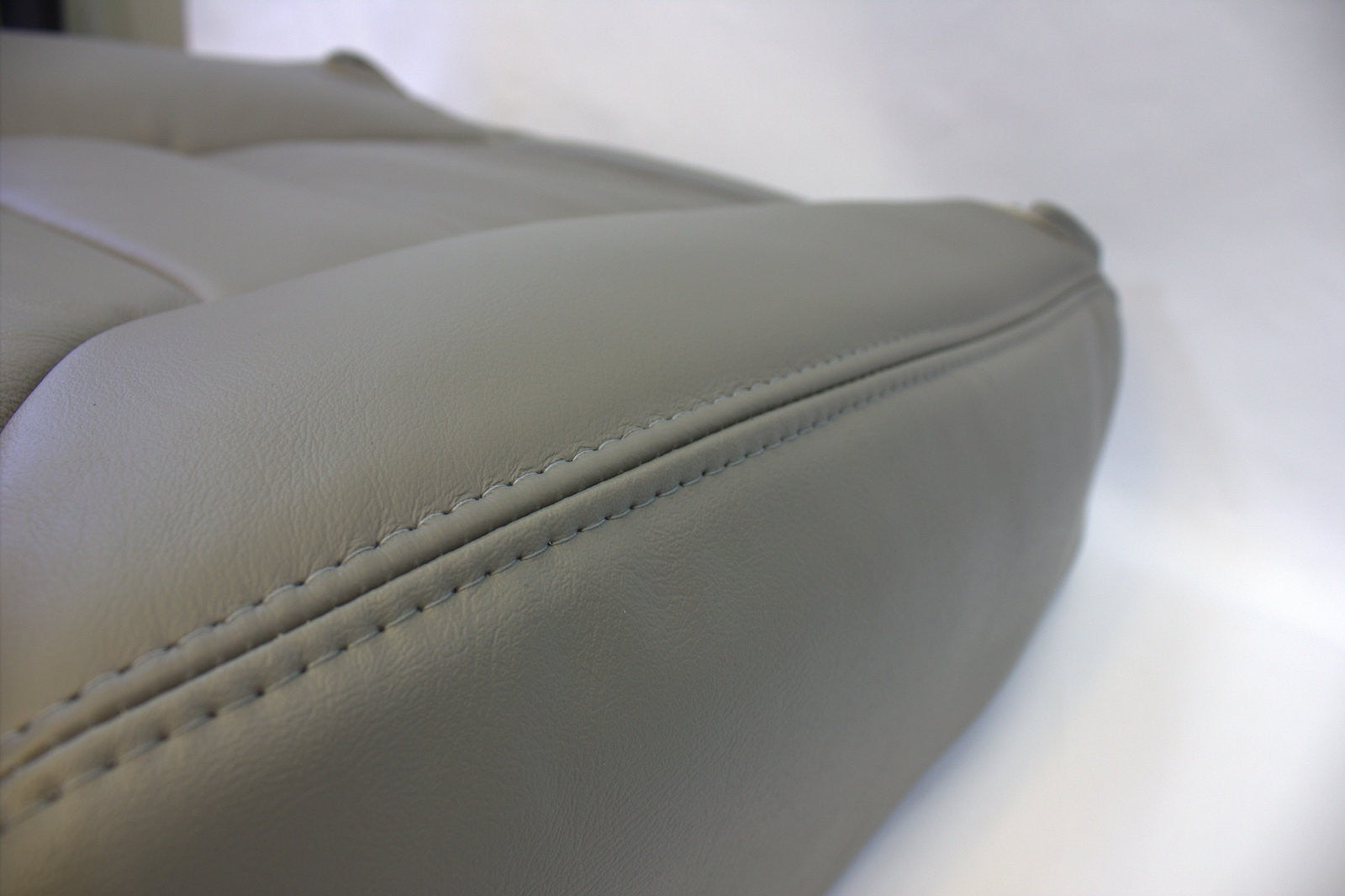 1997 Chevy Silverado Driver Bottom Leather Seat Cover Pewter "Gray"