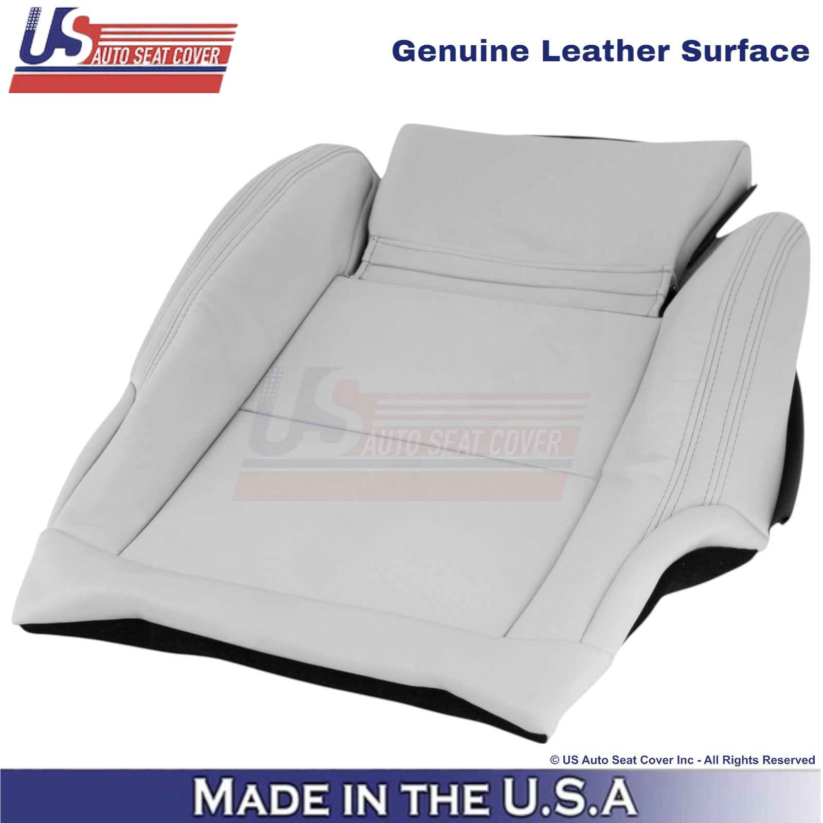 2016-2020 Fits Mercedes Benz GLA250 X156 Driver Bottom Leather Seat Cover Gray
