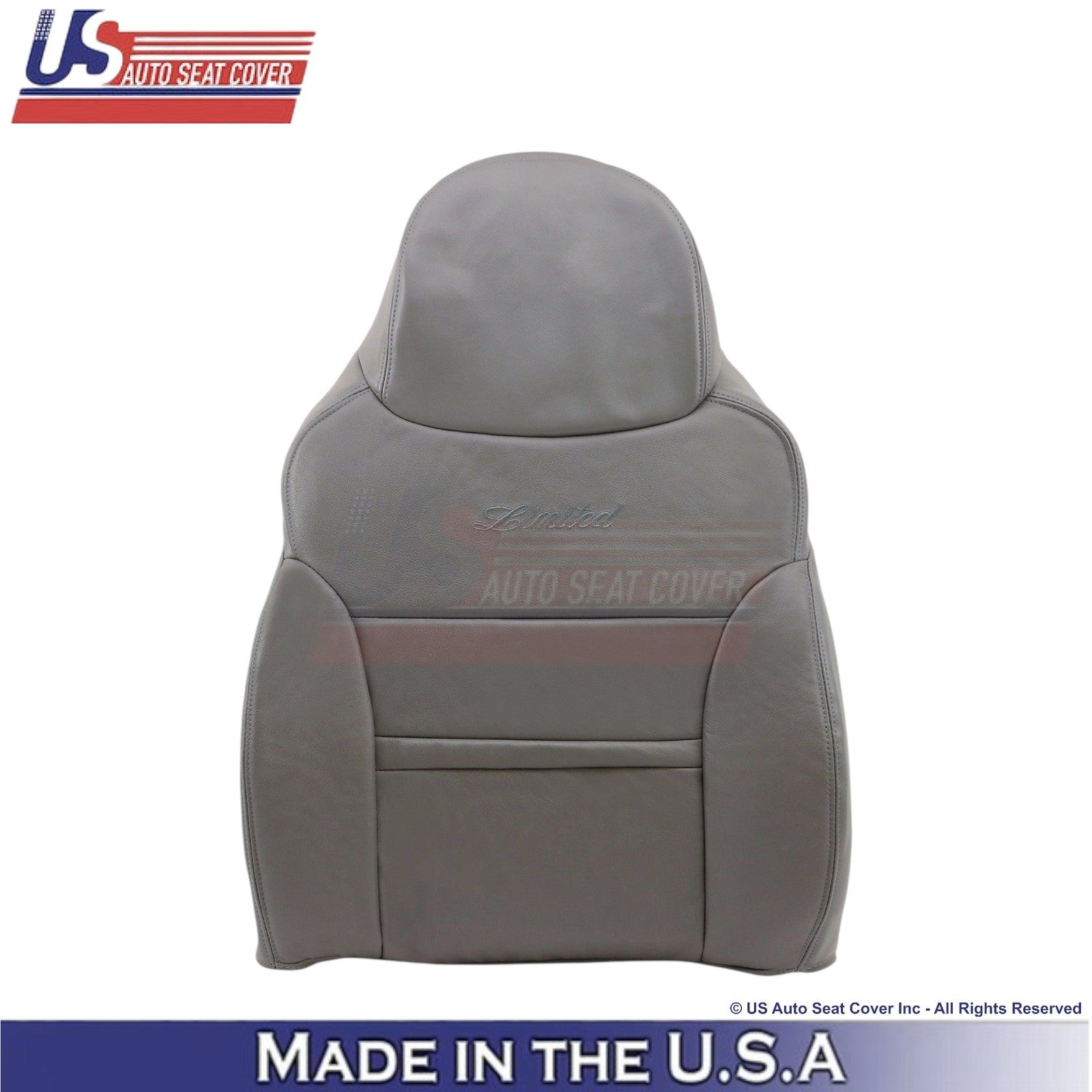 2000-2001 For Ford Excursion Leatherette Front w/ Armrest Covers Medium Graphite