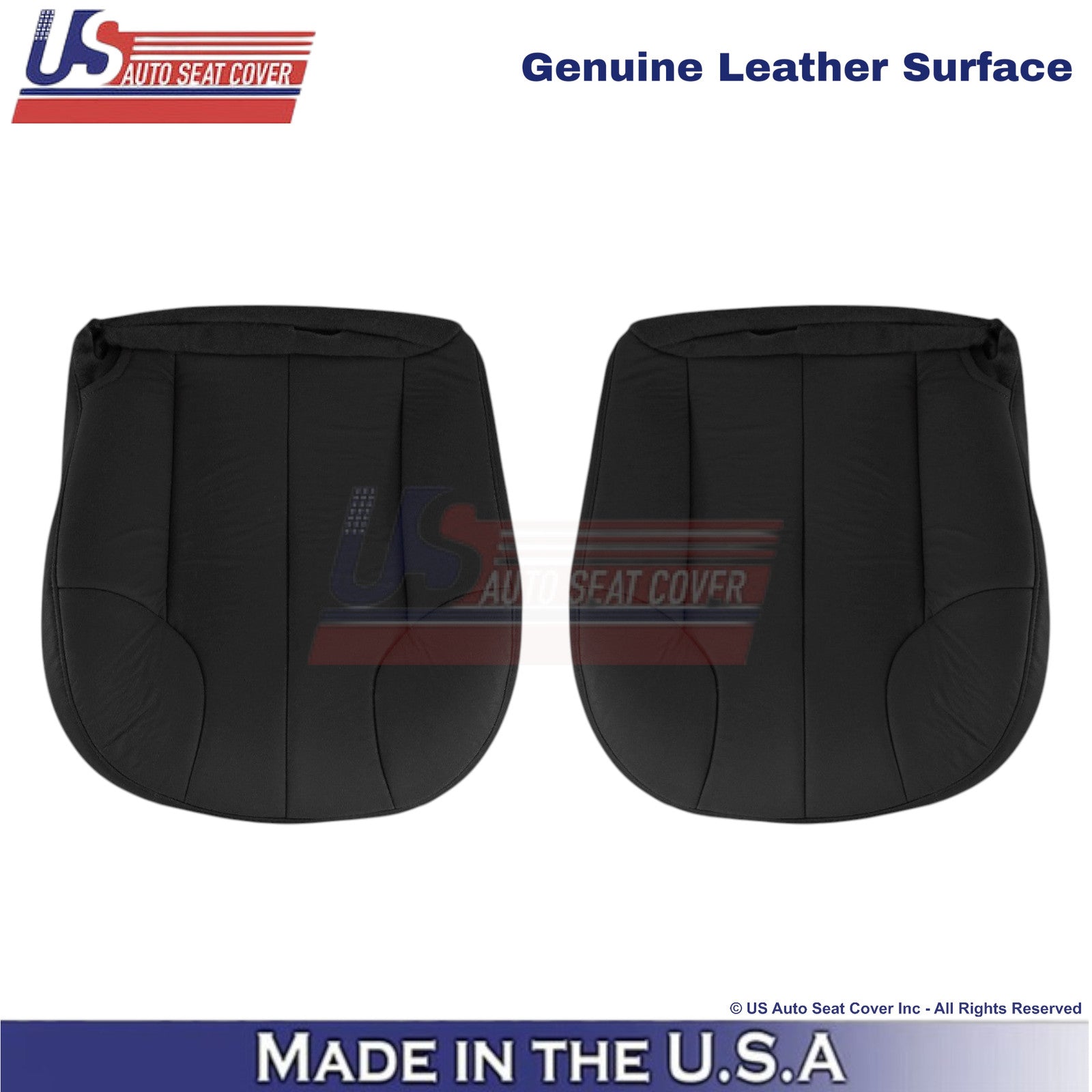 1999-2001 For Jeep Grand Cherokee Genuine Leather Front Bottom Seat Covers Agate