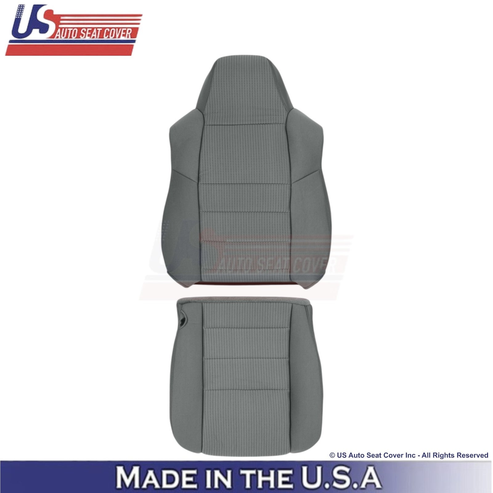 2008-2010 Fits Ford F-250 XLT Cloth Driver Side Replacement Covers Medium Stone