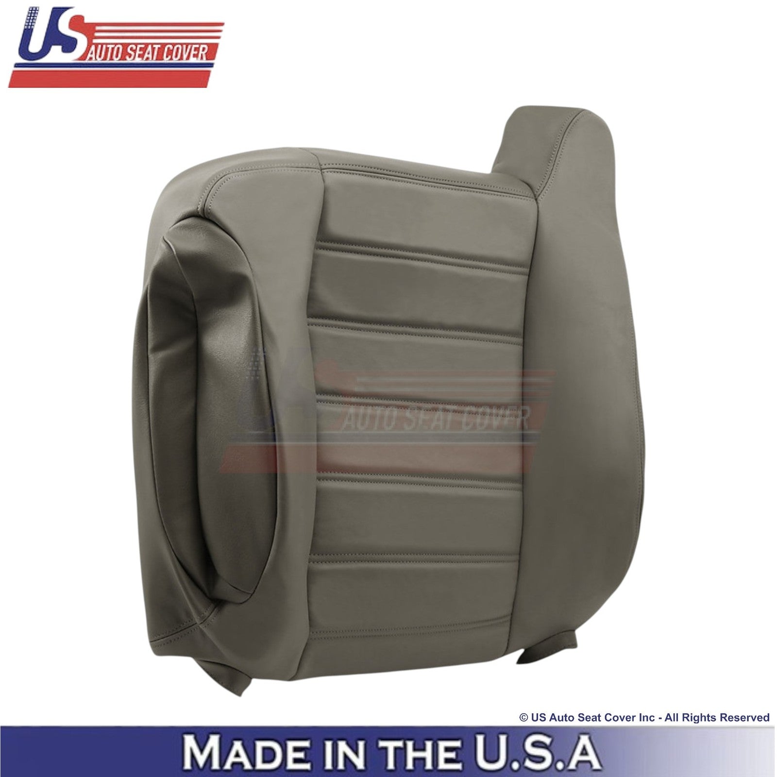 2003-2007 For Hummer H2 Genuine Leather Front Replacement Covers Wheat Gray