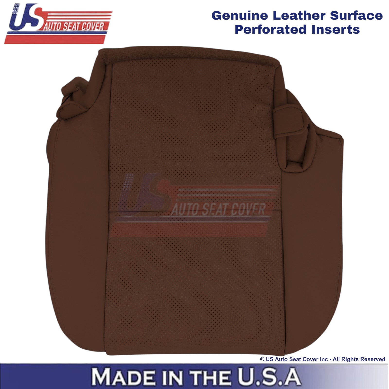 2010-2013 For Toyota Tundra Genuine Leather Prf Rear Right Bottom Cover Red Rock