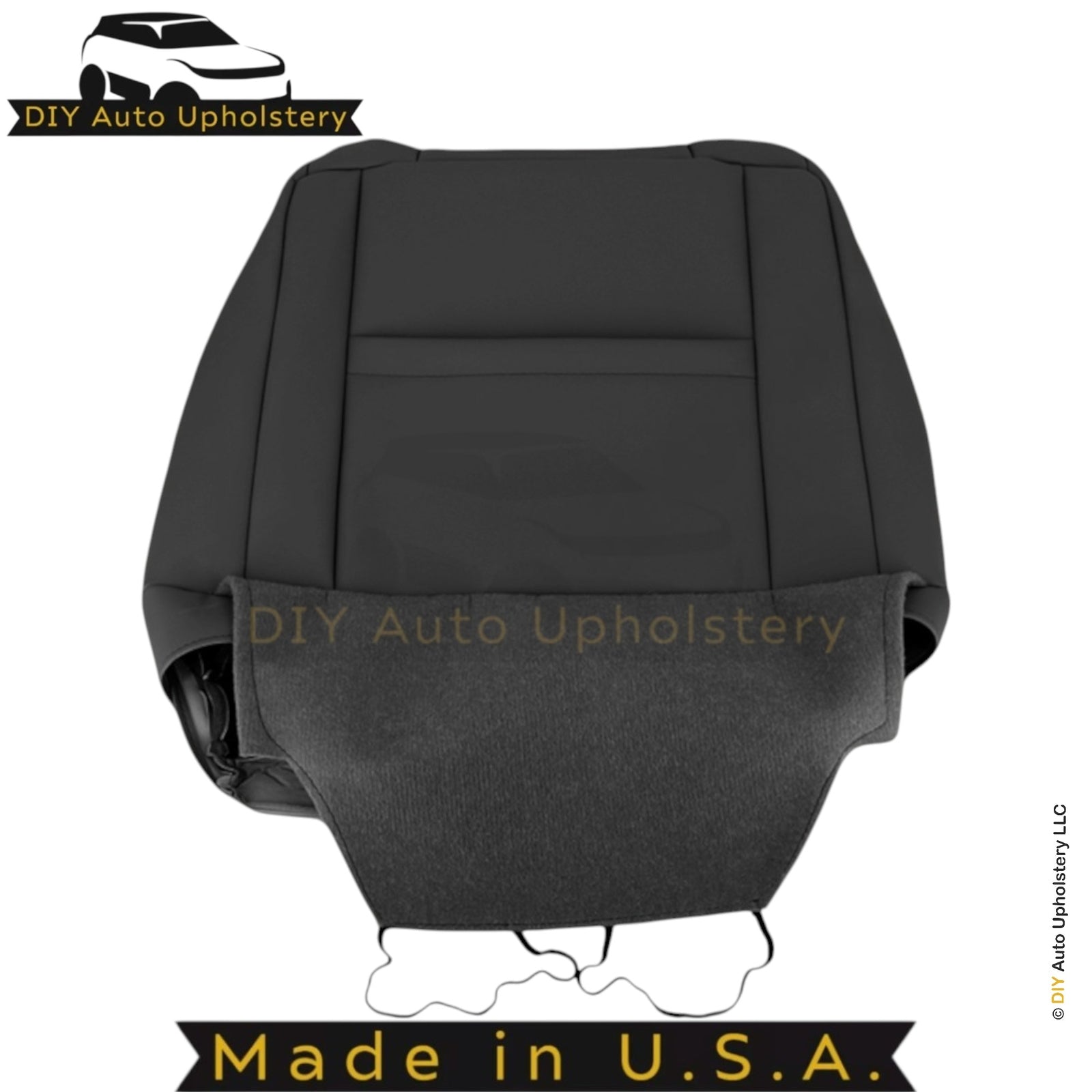 2013-2018 For Dodge Ram 2500 Laramie Genuine Leather Front Seat Covers Black