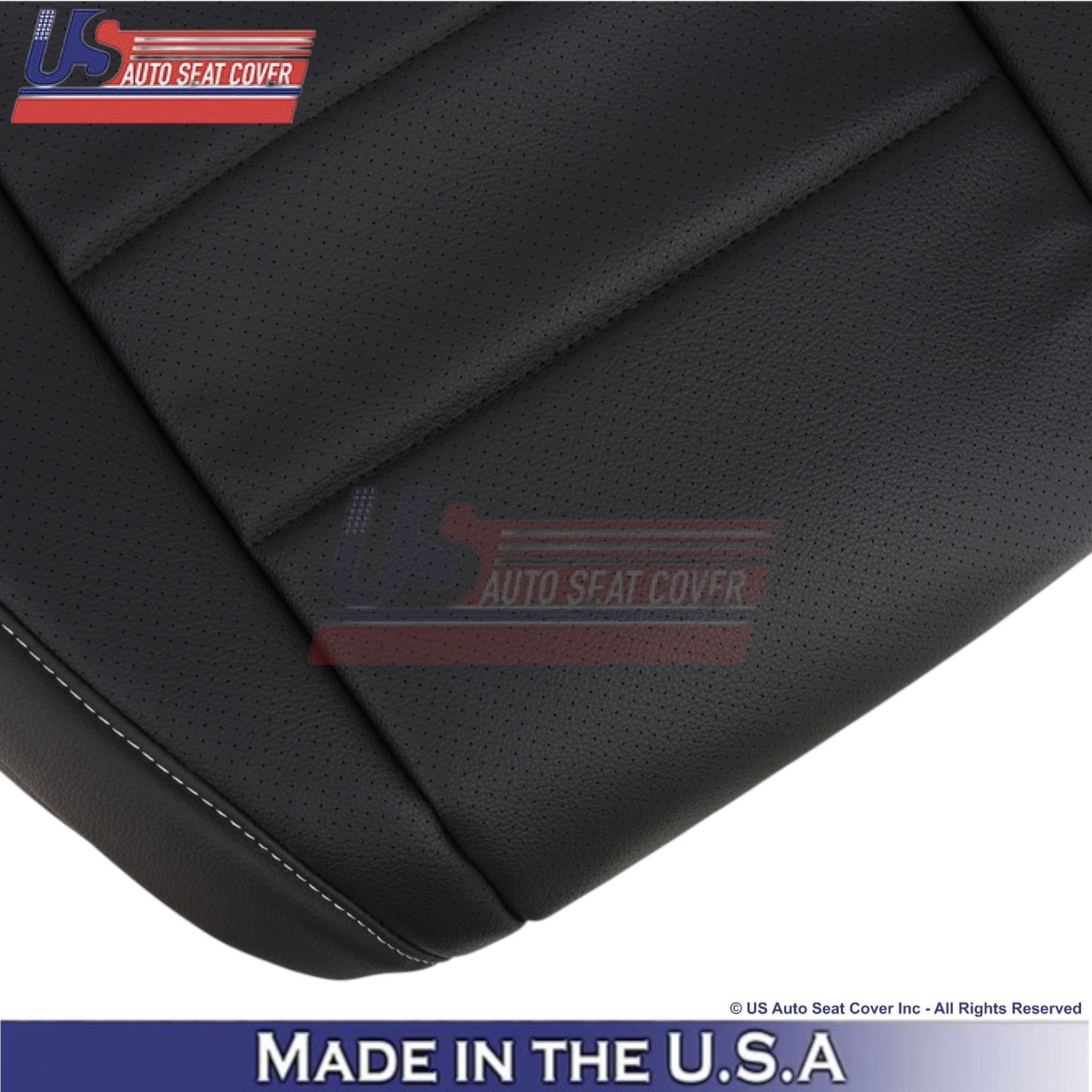 2020-2025 Mercedes-Benz GLE350 GLE450 Genuine Leather Front Seat Covers Black
