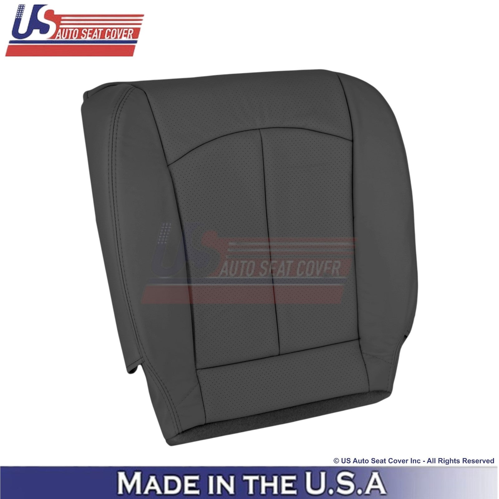 2009-2013 Fits Infiniti G37 Genuine Leather Front Passenger Seat Covers Graphite