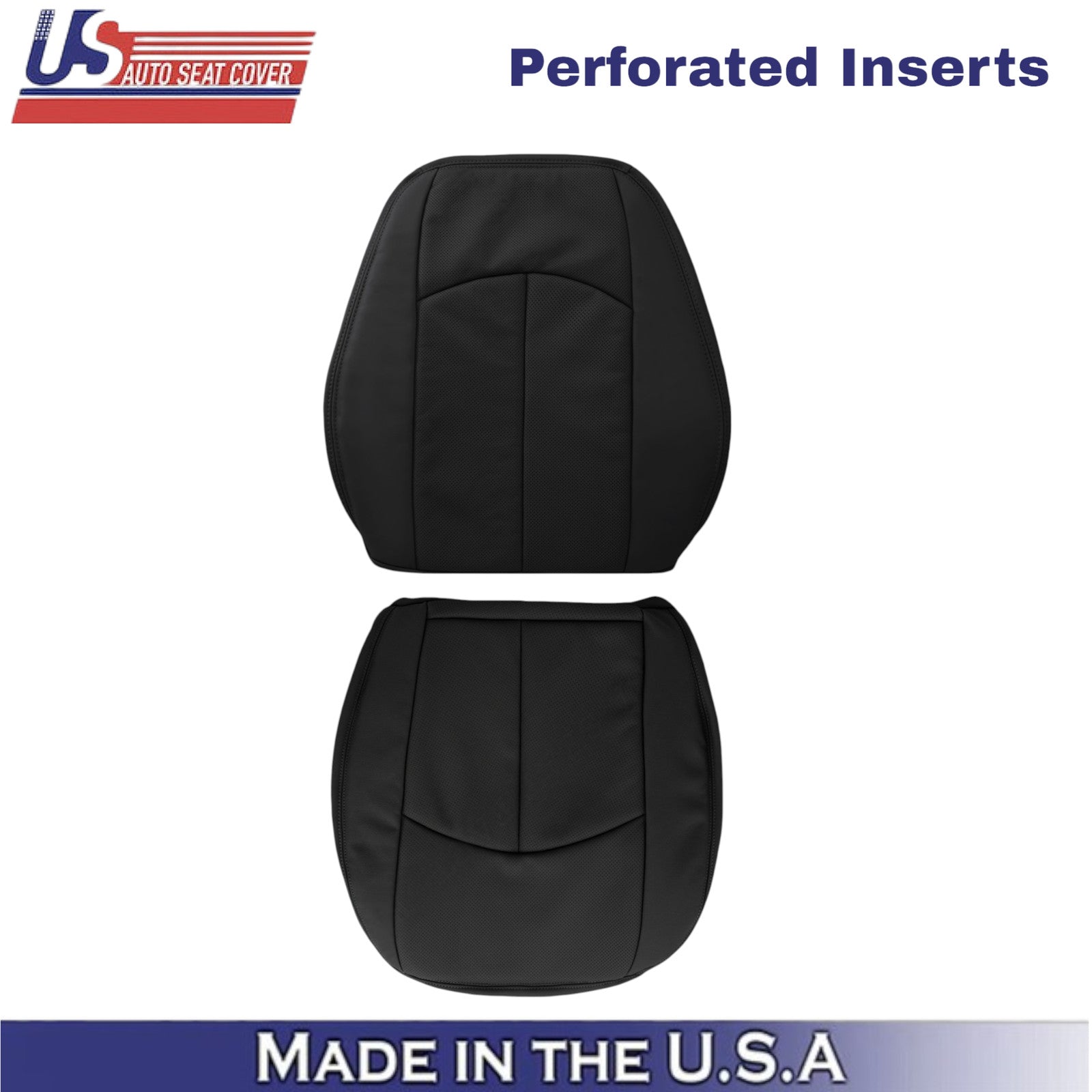 2002-2009 For Mercedes-Benz E-Class Genuine Leather Driver Seat Covers Black