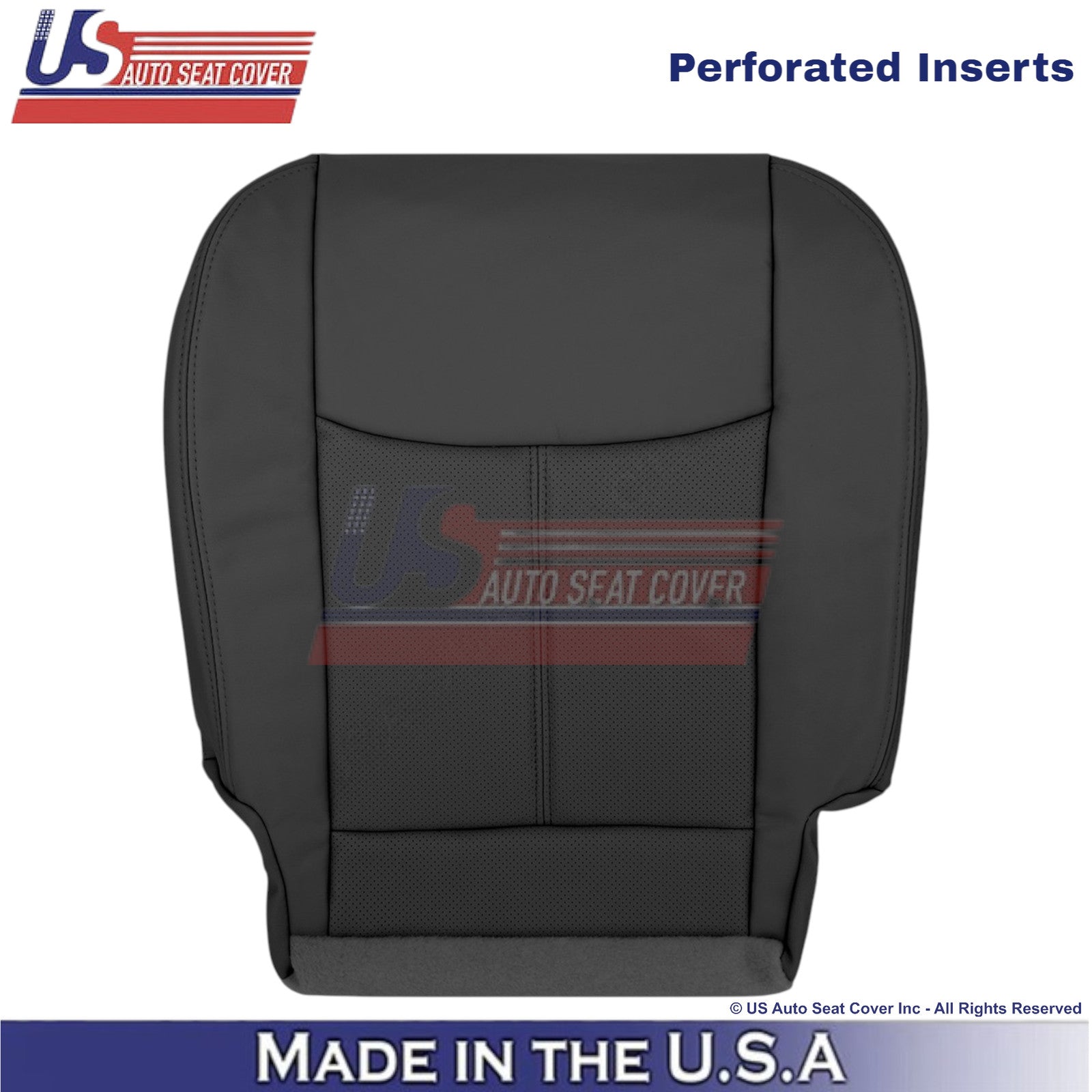 2013-2020 For Nissan Pathfinder Leather Driver Bottom Replacement Cover Charcoal