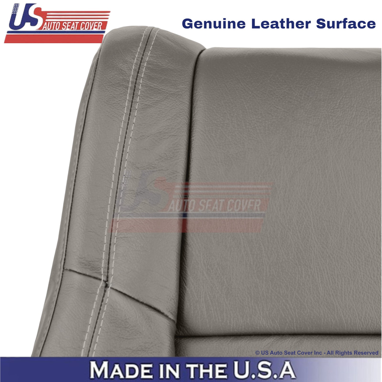2011-2013 For Dodge Durango Genuine Leather Passenger Top Cover Medium Graystone