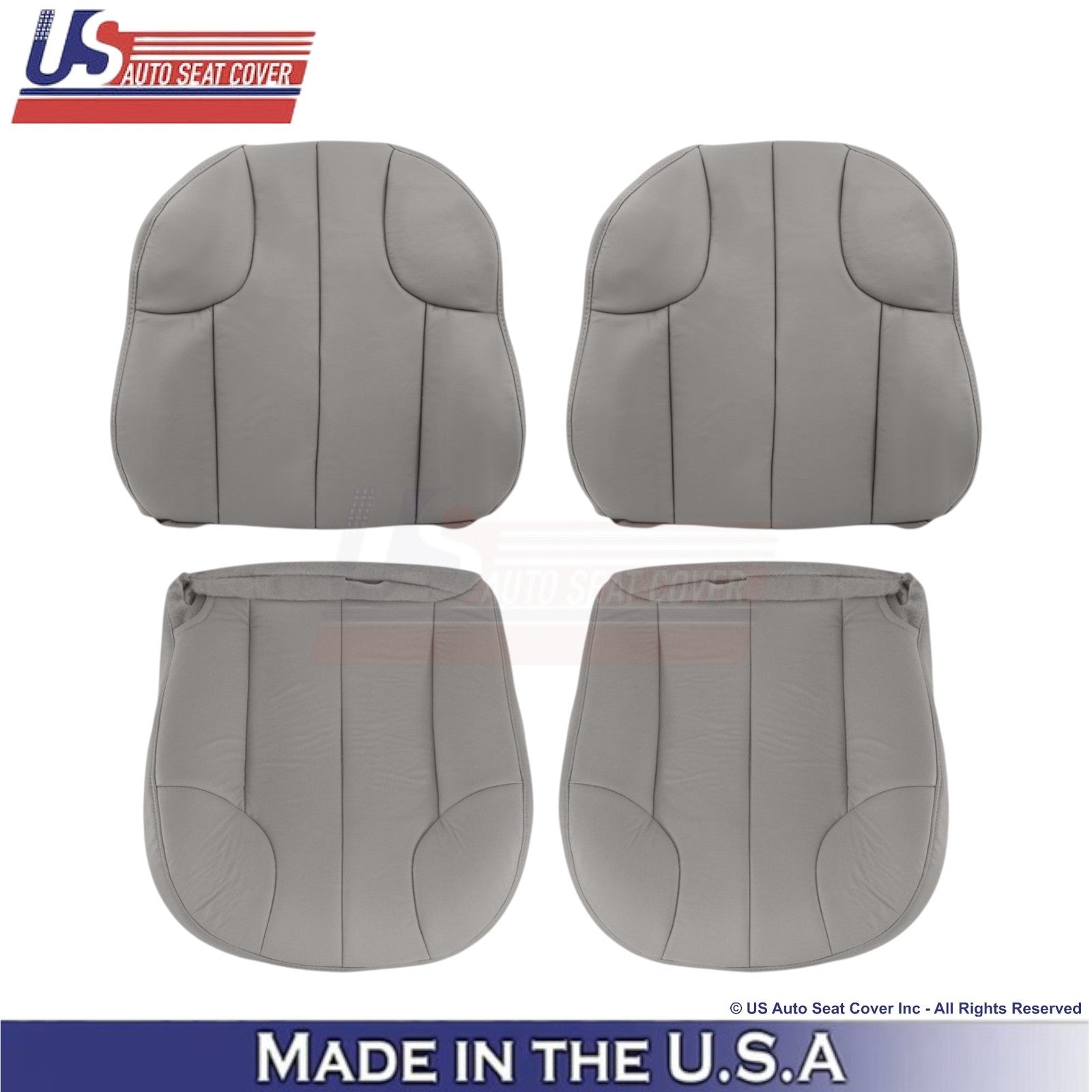 1999-2001 For Jeep Grand Cherokee Leatherette Front Replacement Covers Taupe
