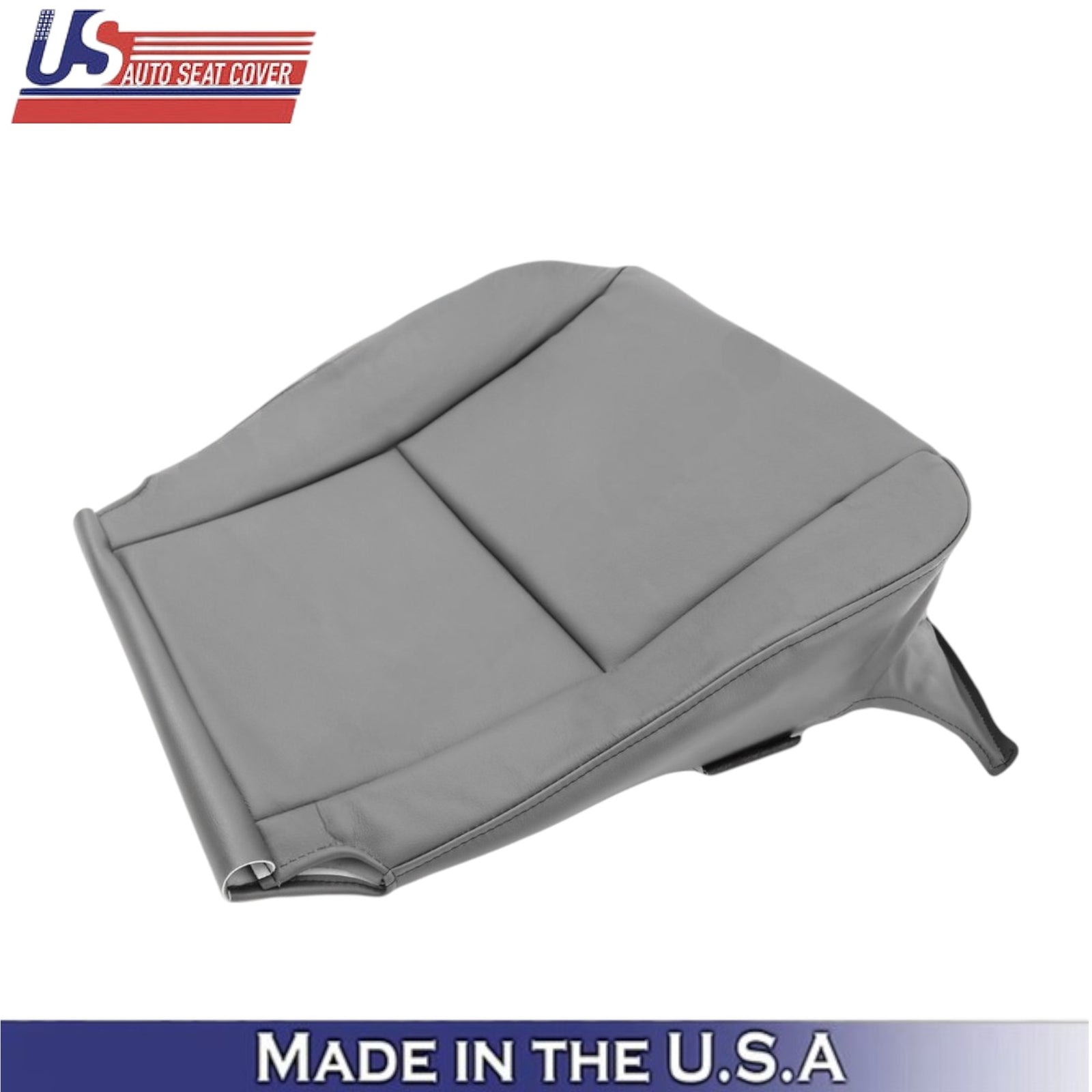 2005-2007 For Toyota Sequoia Genuine Leather Passenger Bottom Seat Cover Gray