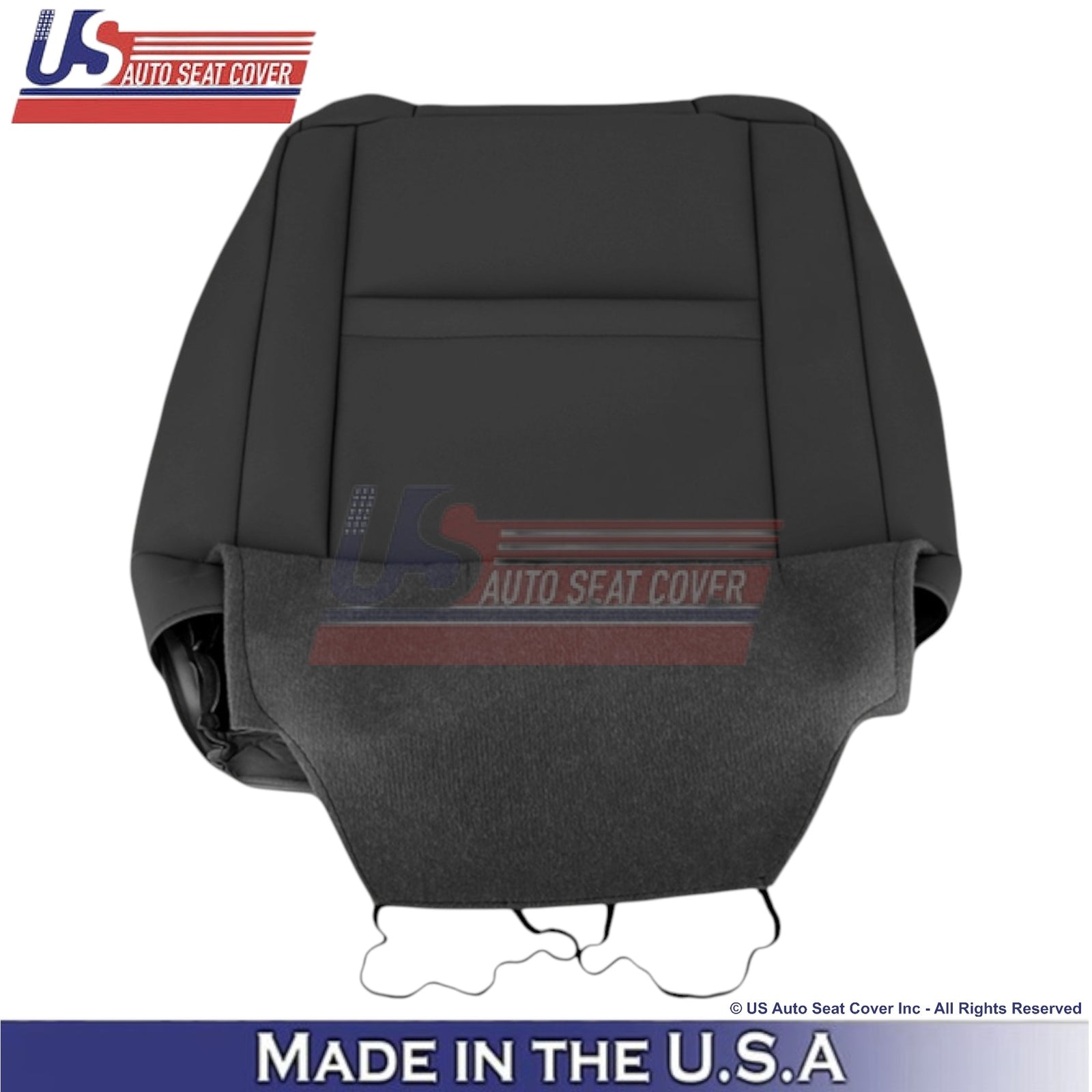 2013-2018 For Dodge Ram 1500 2500 Laramie Leatherette Front Seat Covers Black