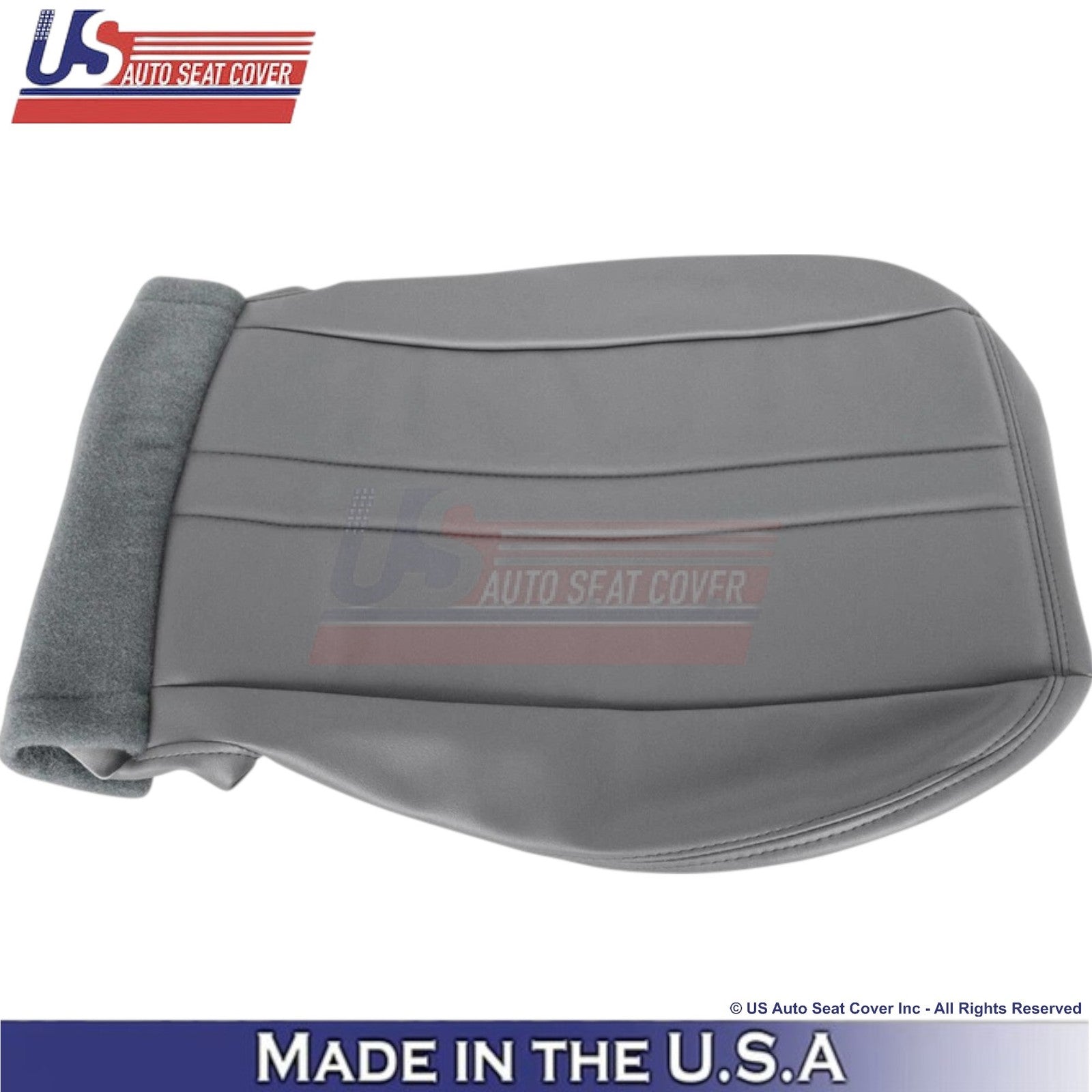 2003-2009 Fits GMC Topkick Passenger Bottom Leatherette Replacement Cover Pewter