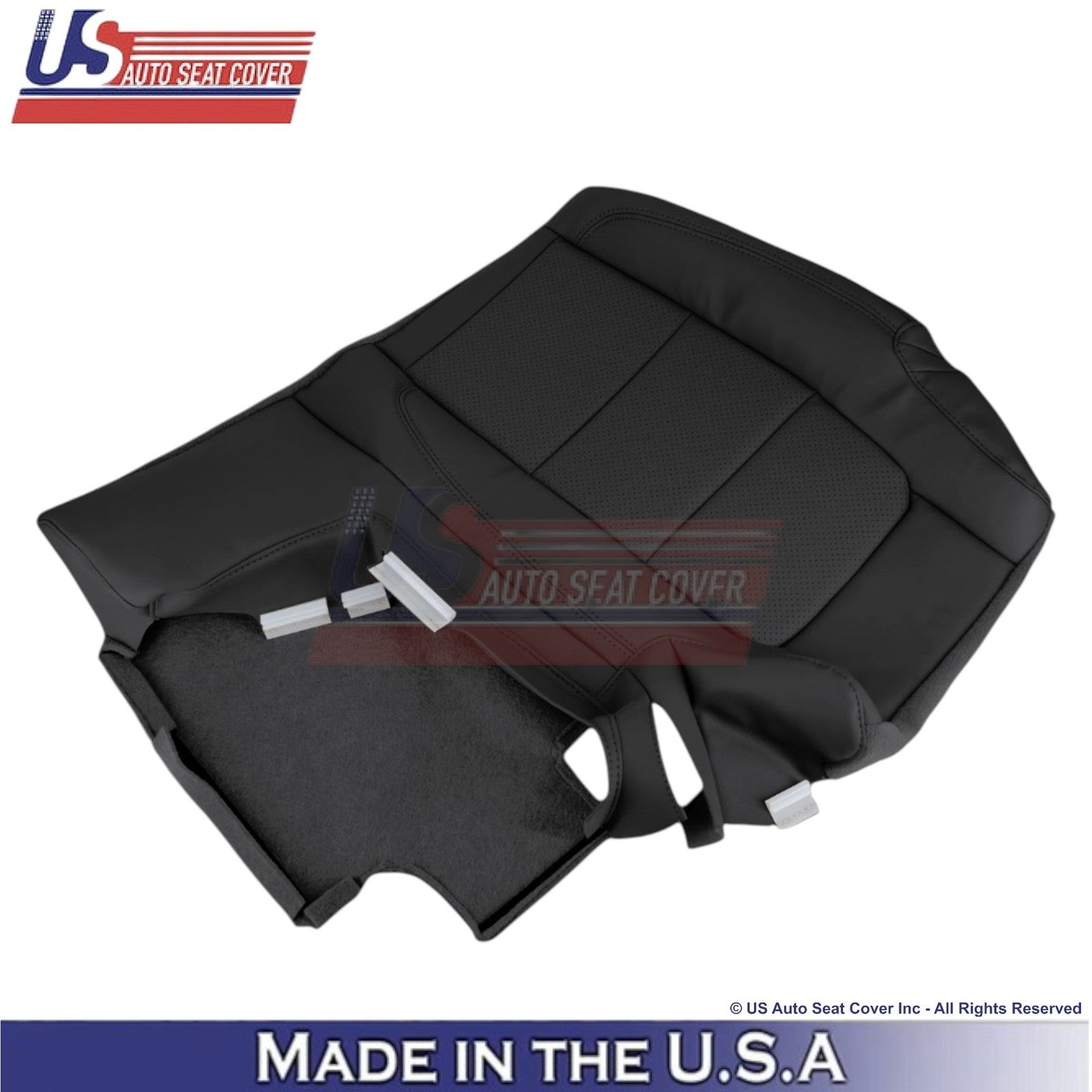 2011-2015 For Ford Explorer 2nd Row Driver Side Leather Seat Covers Black