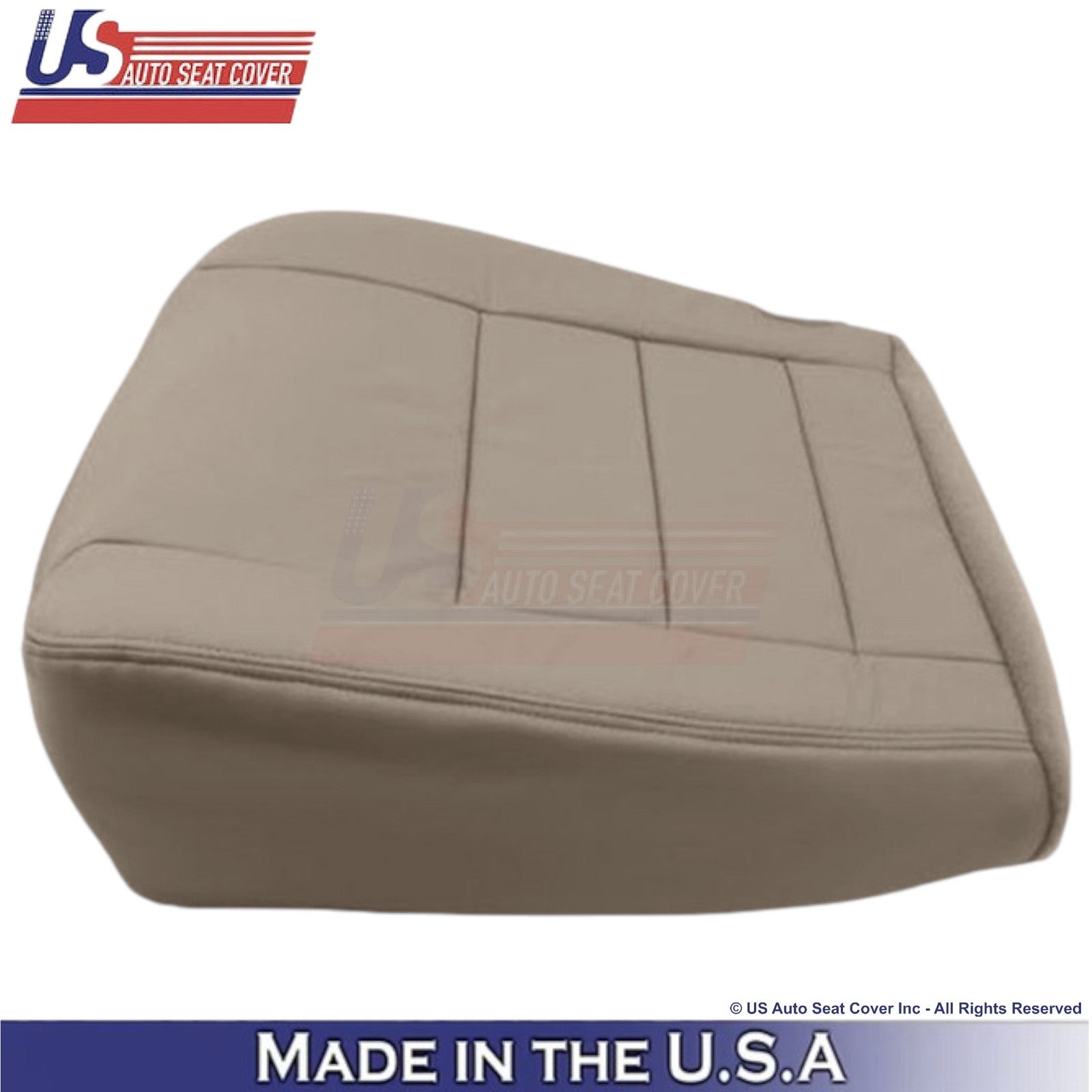 2003-2004 Fits Ford F250 F350 Lariat Leather Front OEM Replacement Covers Tan