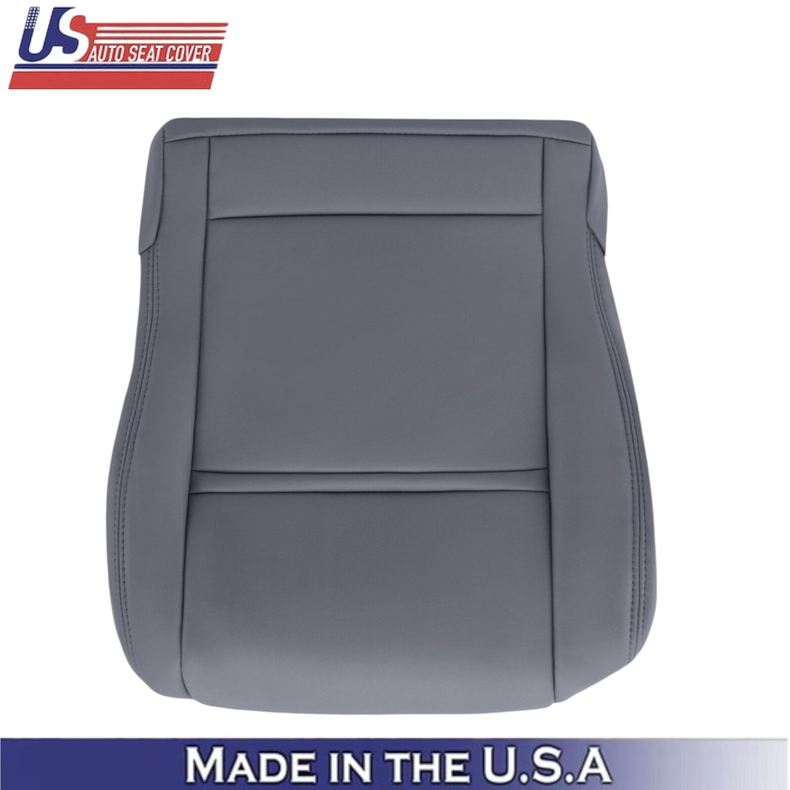 1990-1997 For Toyota Land Cruiser Leather Passenger Bottom Cover Bluish Gray