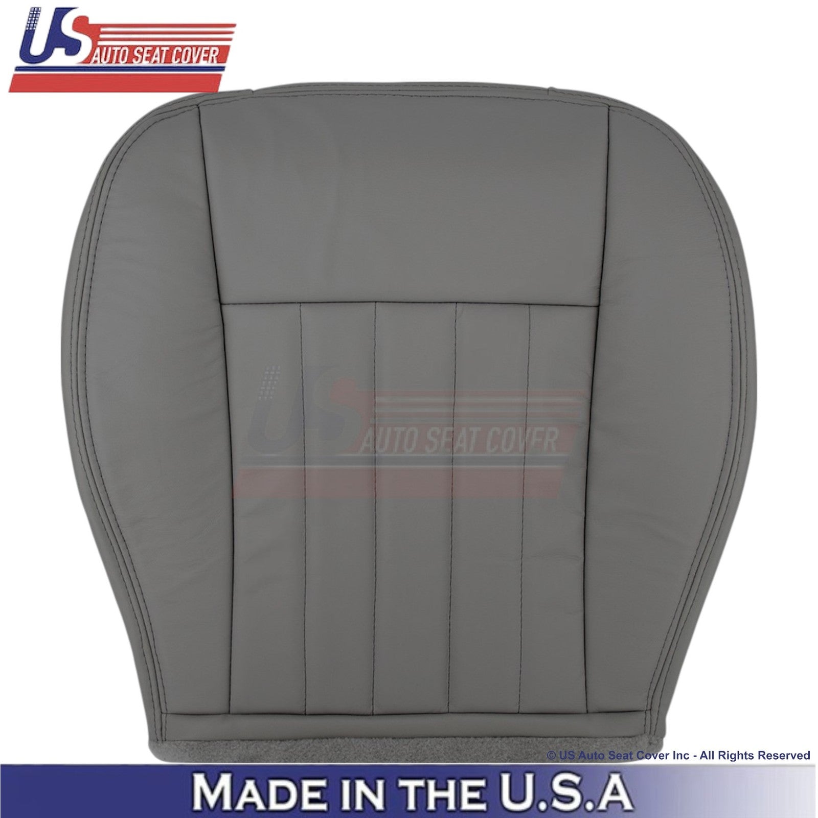 2005-2007 Fits Jeep Liberty Limited Bottom Genuine Leather Seat Covers Lt. Slate