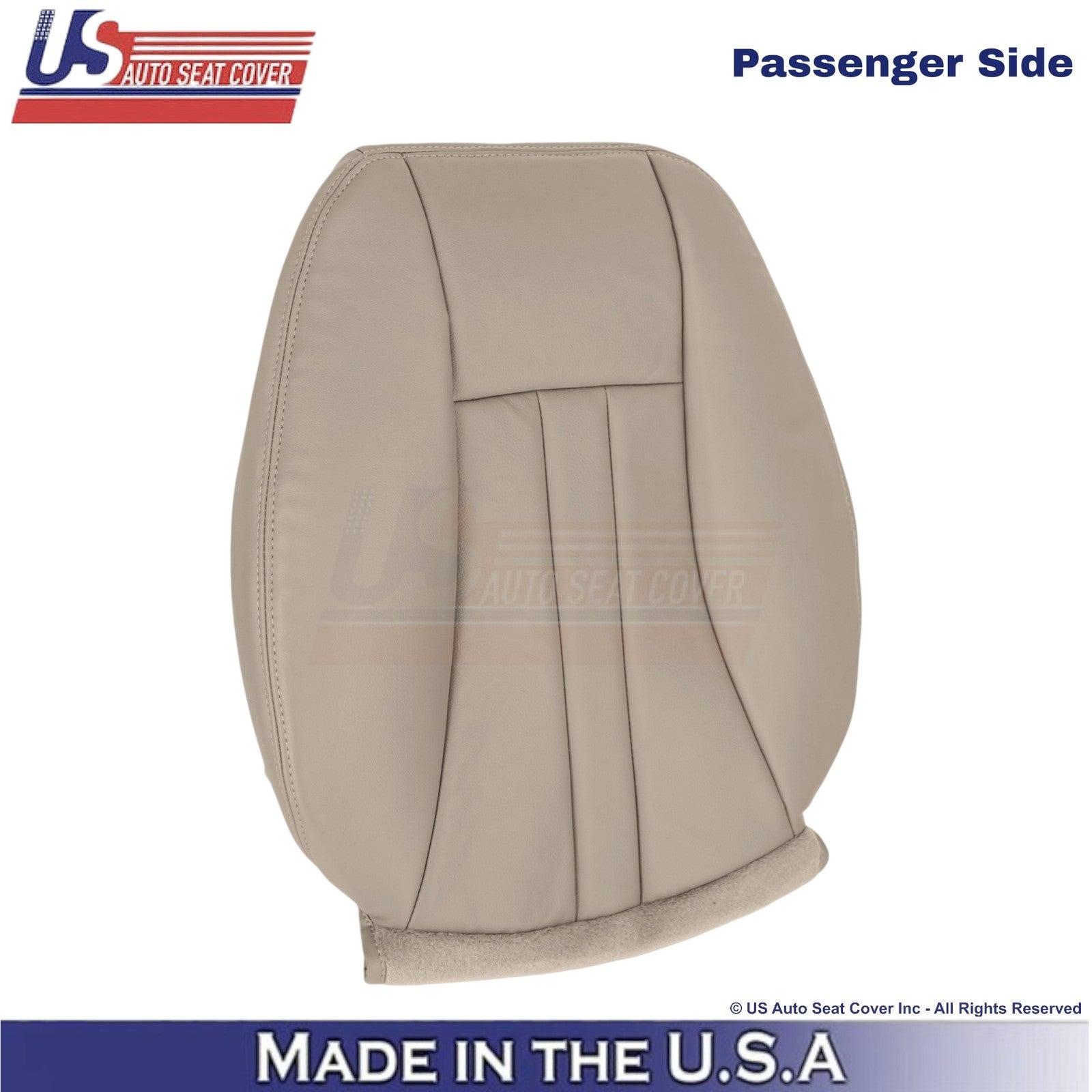 2004-2007 For Chrysler Town & Country Leatherette Passenger Top Cover Greystone