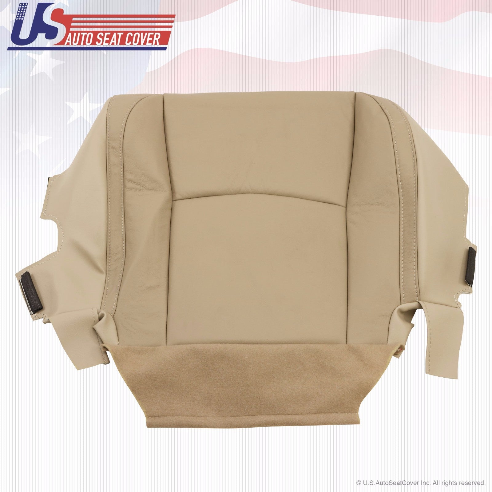 Fits 2004 To 2009 Lexus RX 330 RX 350 RX400 Driver bottom Leather Seat Cover Tan
