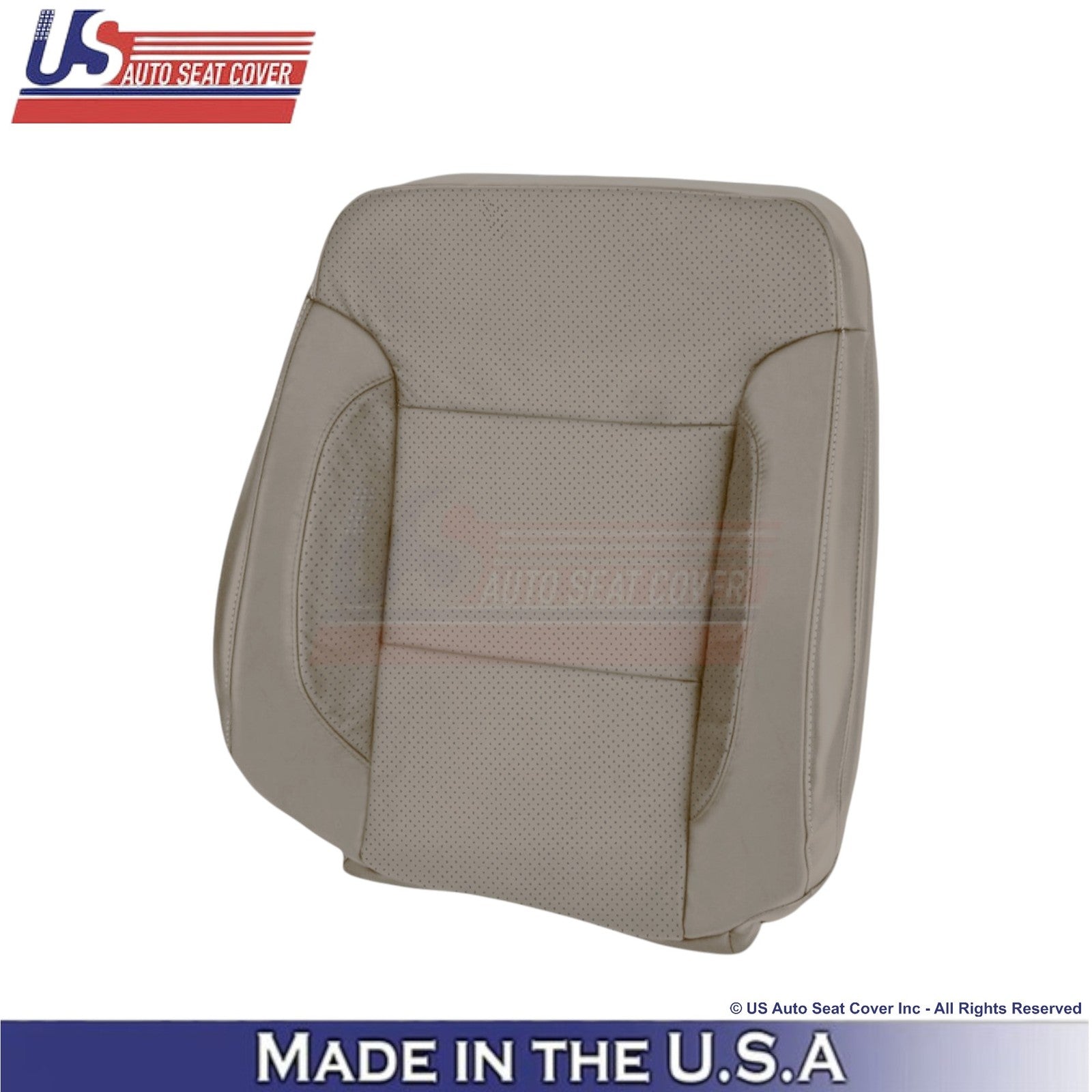 2014-2019 For Chevy Silverado 1500 LT LS Leather Perf Passenger Top Cover Dune